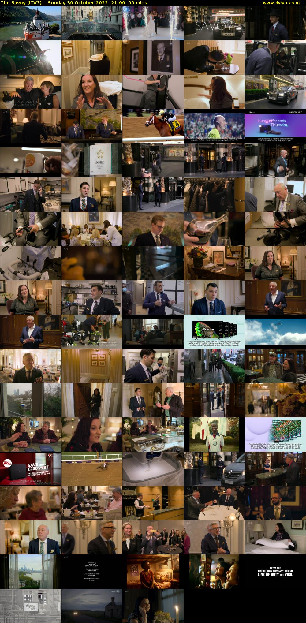 The Savoy (ITV3) Sunday 30 October 2022 21:00 - 22:00