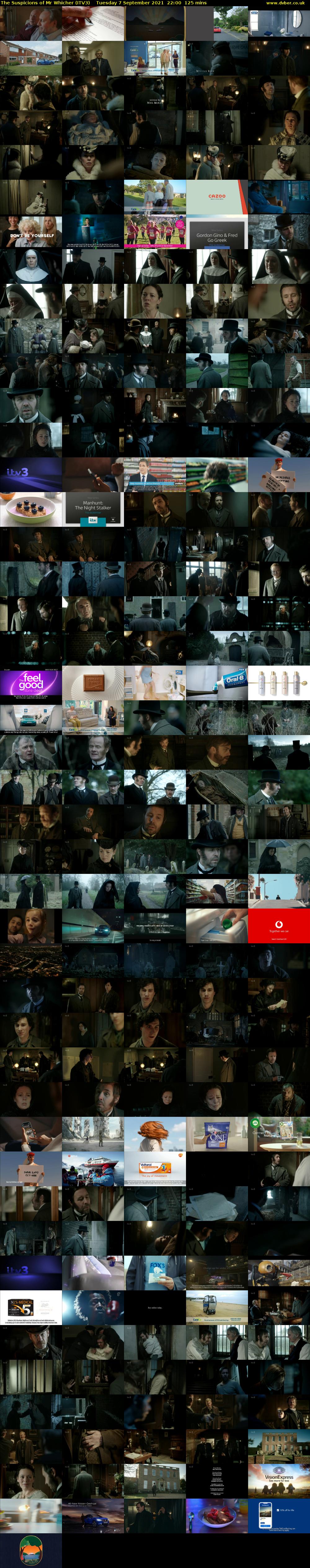 The Suspicions of Mr Whicher (ITV3) Tuesday 7 September 2021 22:00 - 00:05