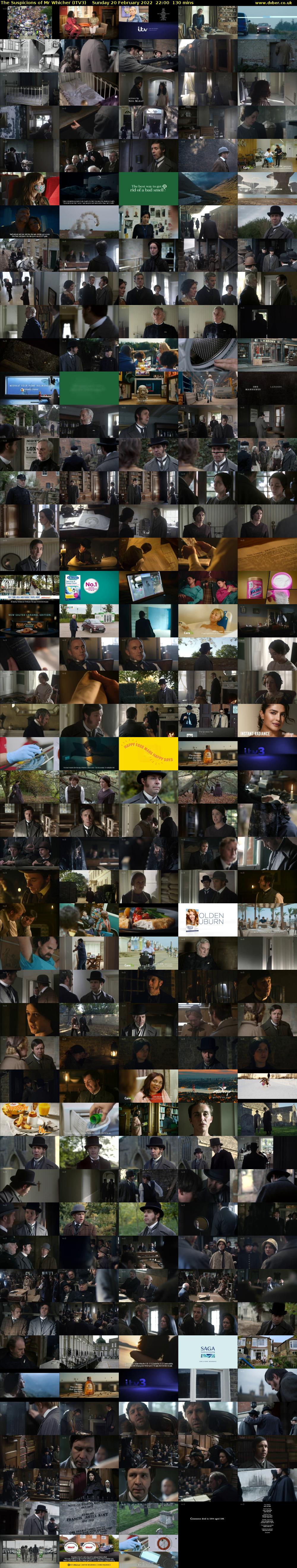 The Suspicions of Mr Whicher (ITV3) Sunday 20 February 2022 22:00 - 00:10
