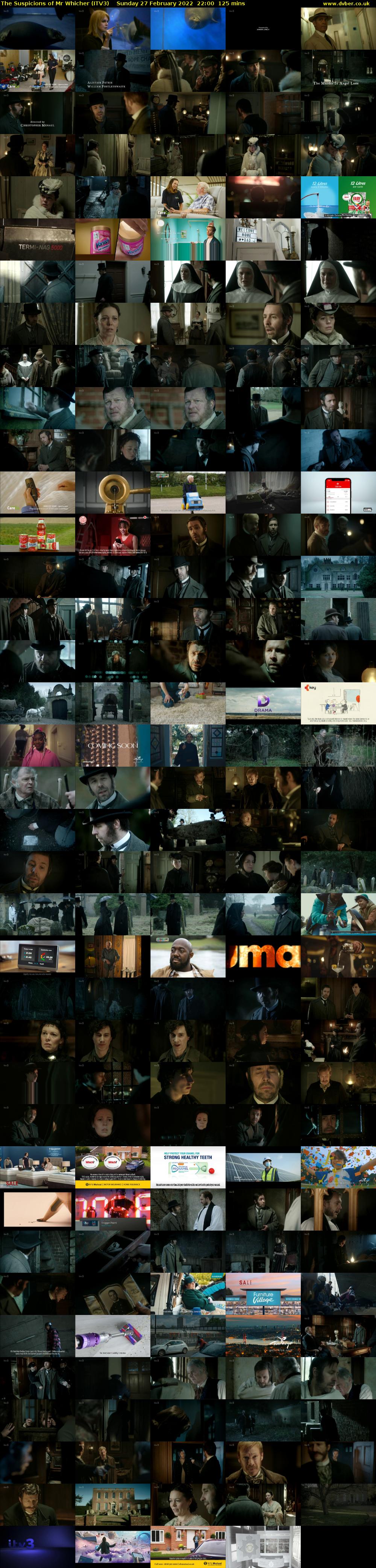 The Suspicions of Mr Whicher (ITV3) Sunday 27 February 2022 22:00 - 00:05