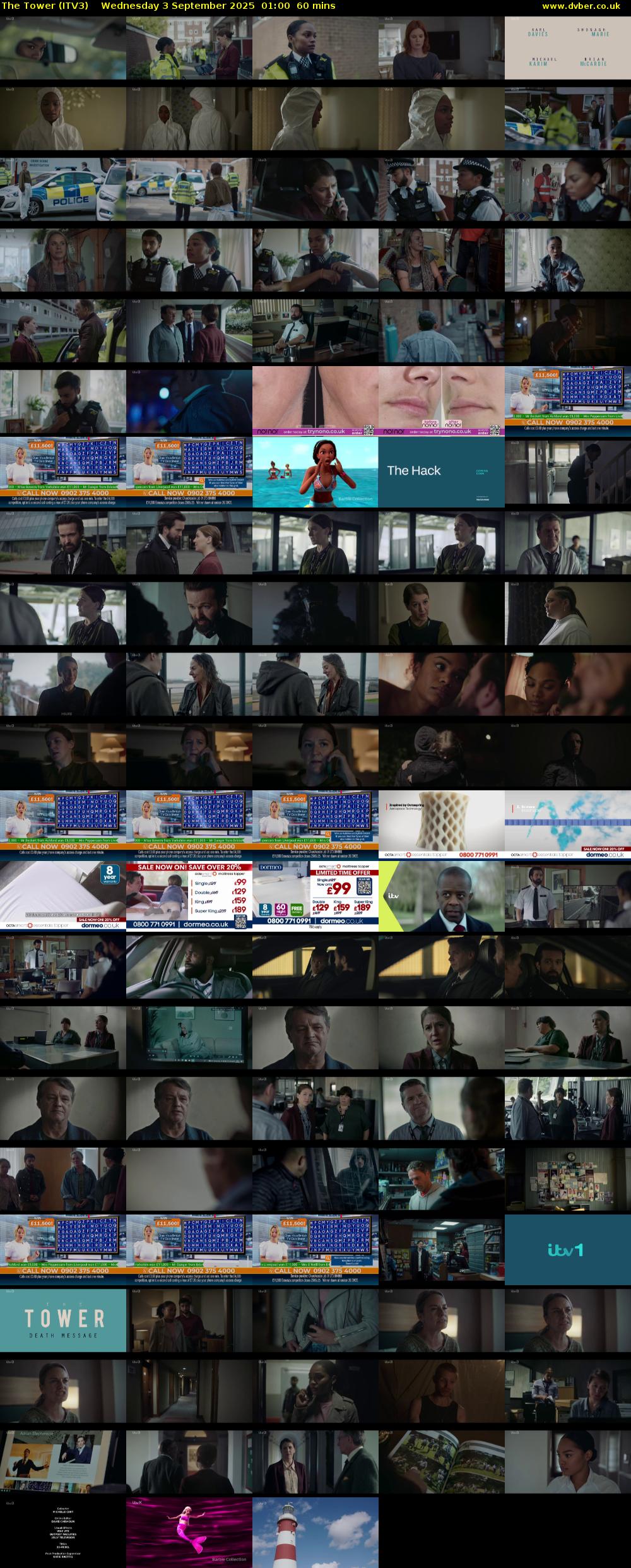 The Tower (ITV3) Wednesday 3 September 2025 01:00 - 02:00