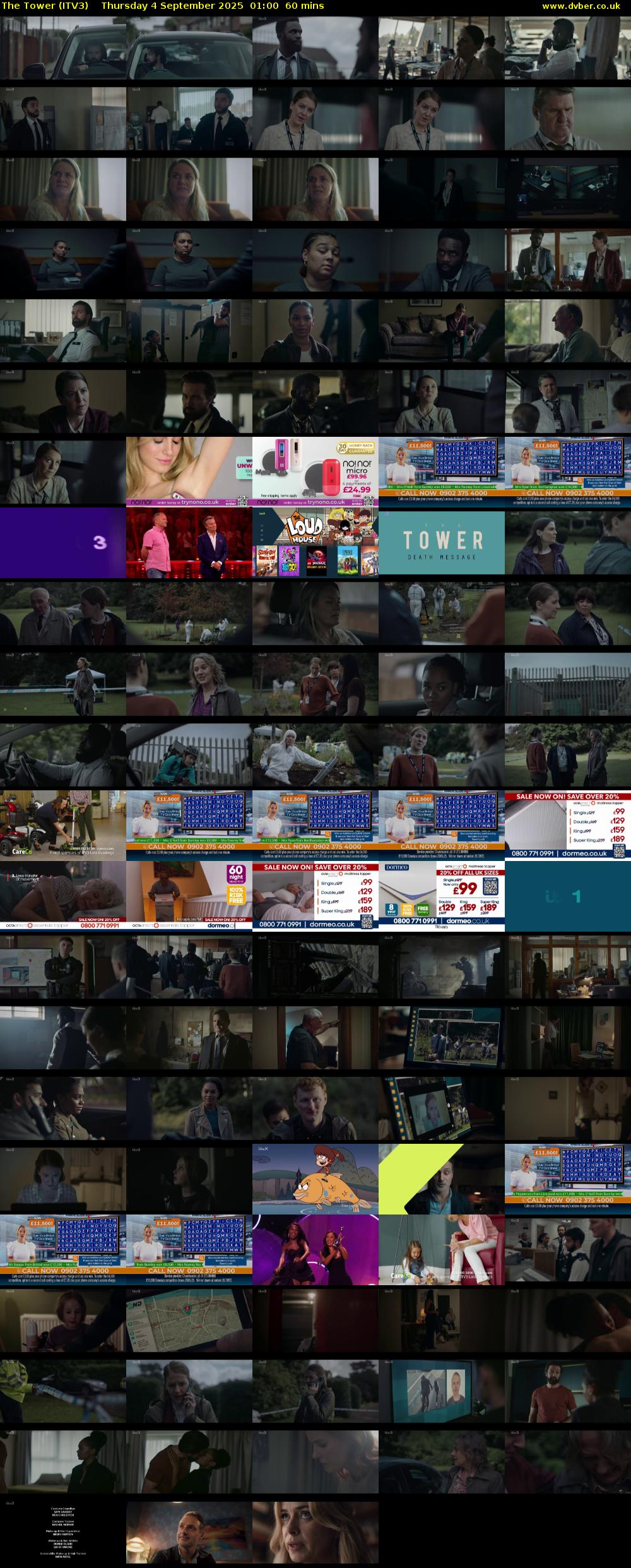 The Tower (ITV3) Thursday 4 September 2025 01:00 - 02:00
