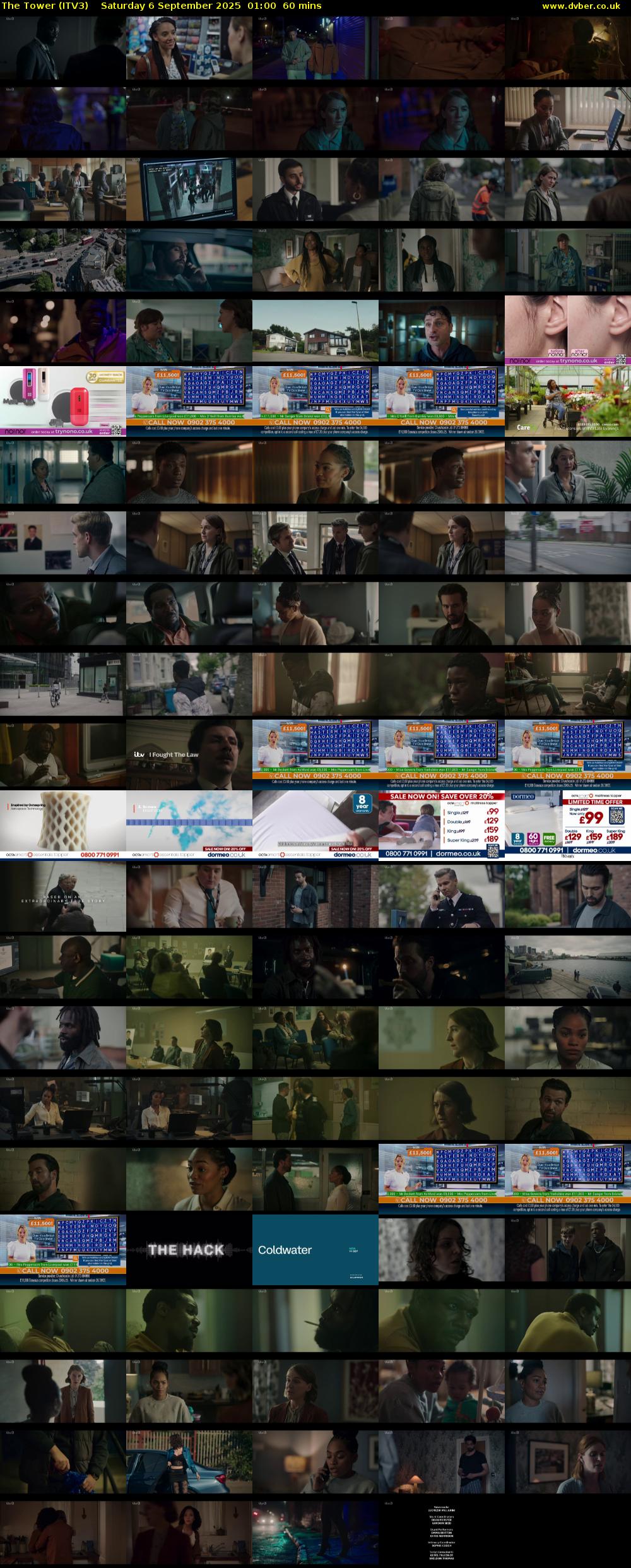 The Tower (ITV3) Saturday 6 September 2025 01:00 - 02:00