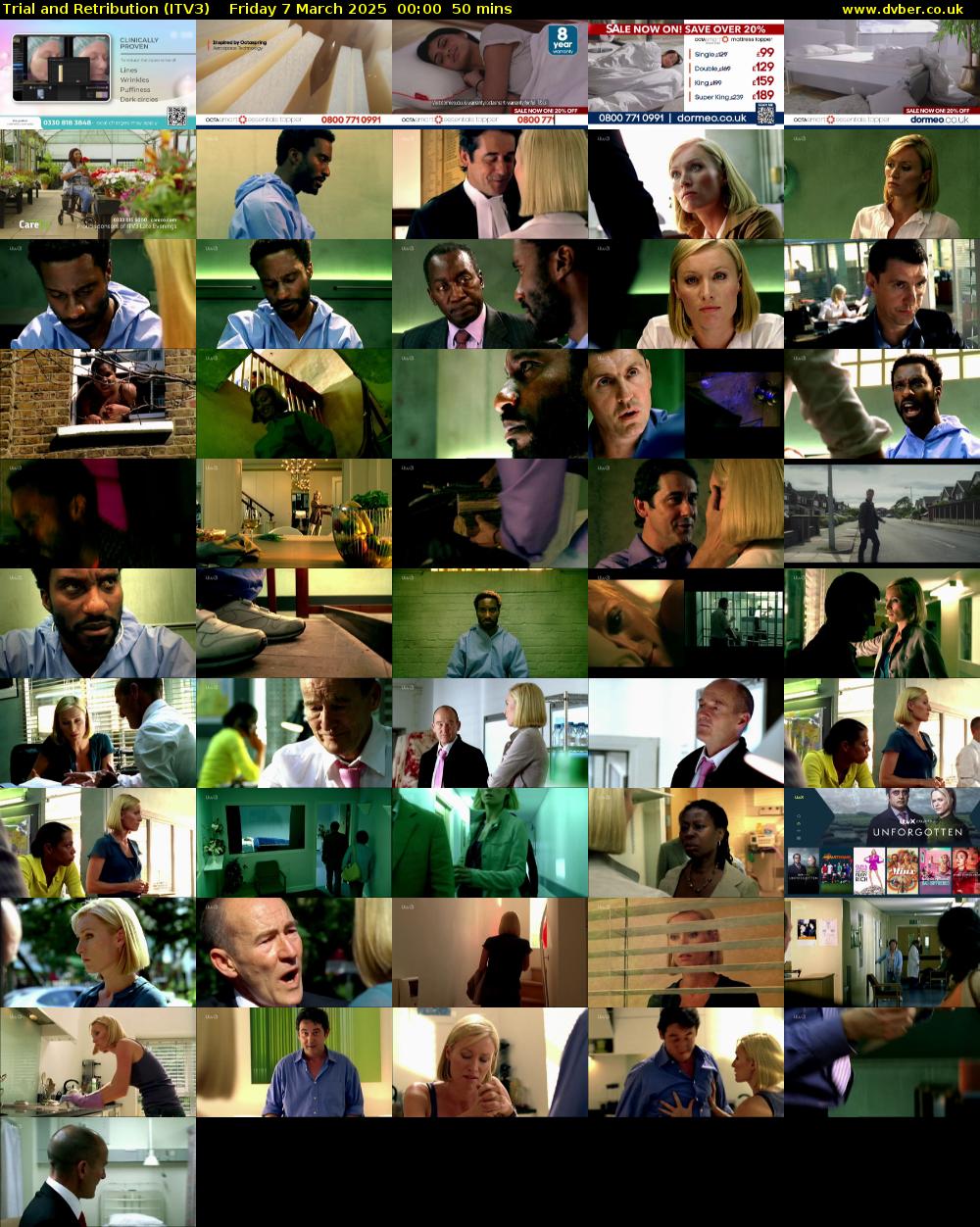 Trial and Retribution (ITV3) Friday 7 March 2025 00:00 - 00:50