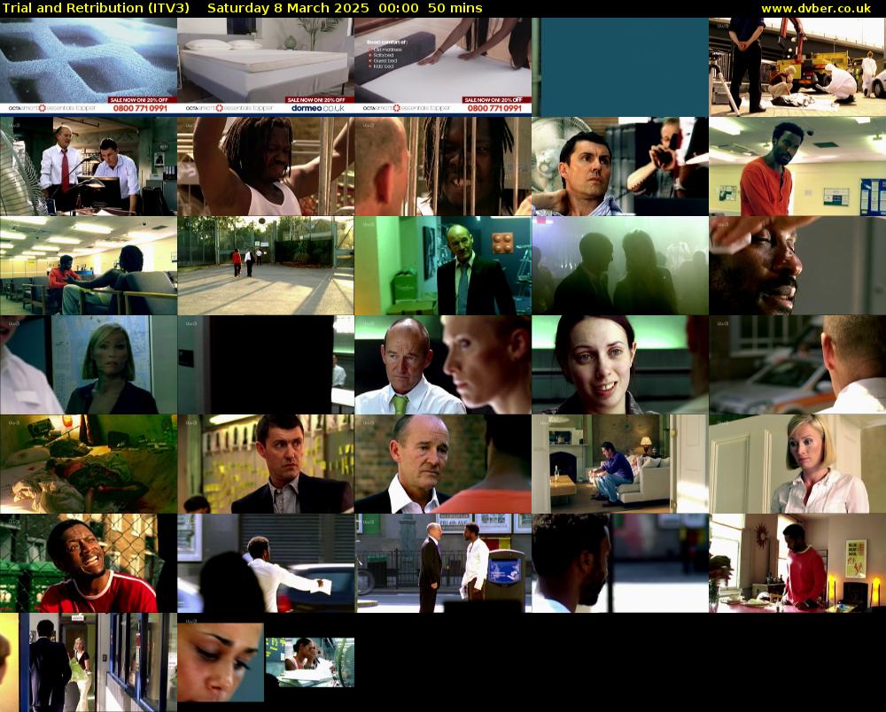 Trial and Retribution (ITV3) Saturday 8 March 2025 00:00 - 00:50