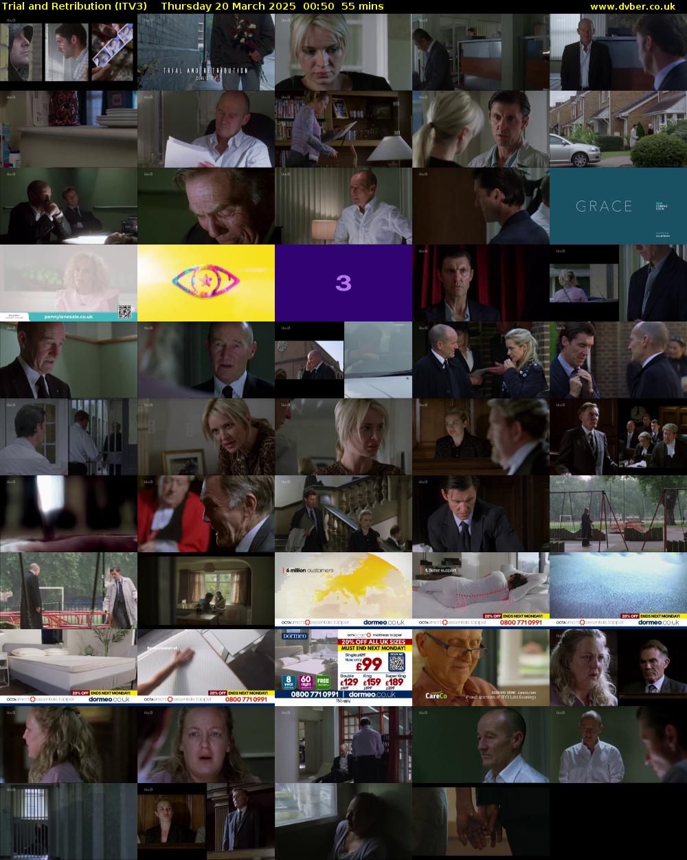 Trial and Retribution (ITV3) Thursday 20 March 2025 00:50 - 01:45