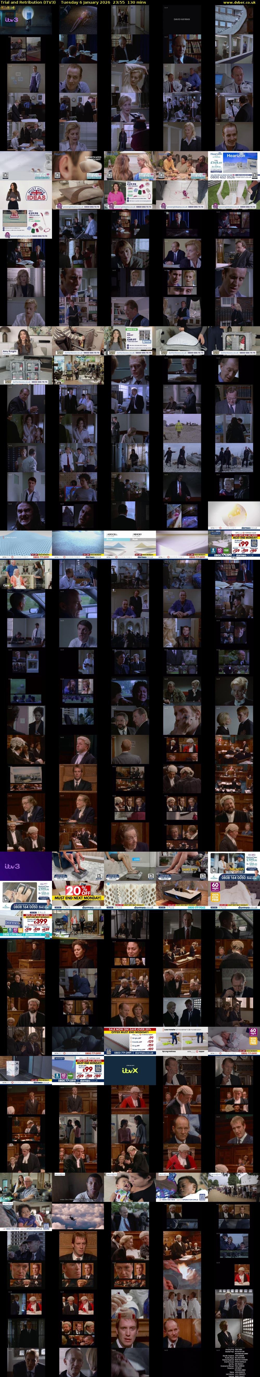 Trial and Retribution (ITV3) Tuesday 6 January 2026 23:55 - 02:05