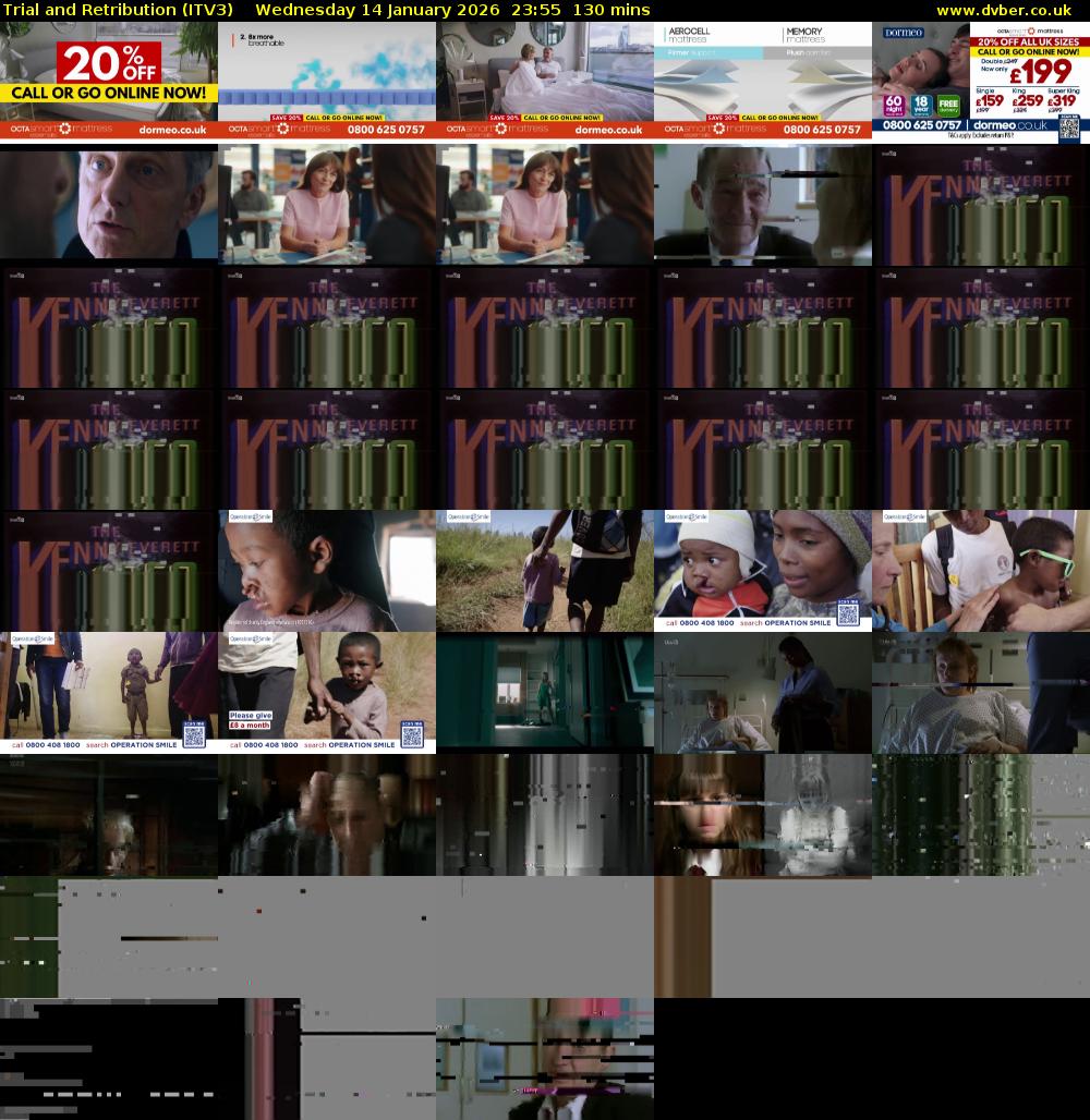 Trial and Retribution (ITV3) Wednesday 14 January 2026 23:55 - 02:05
