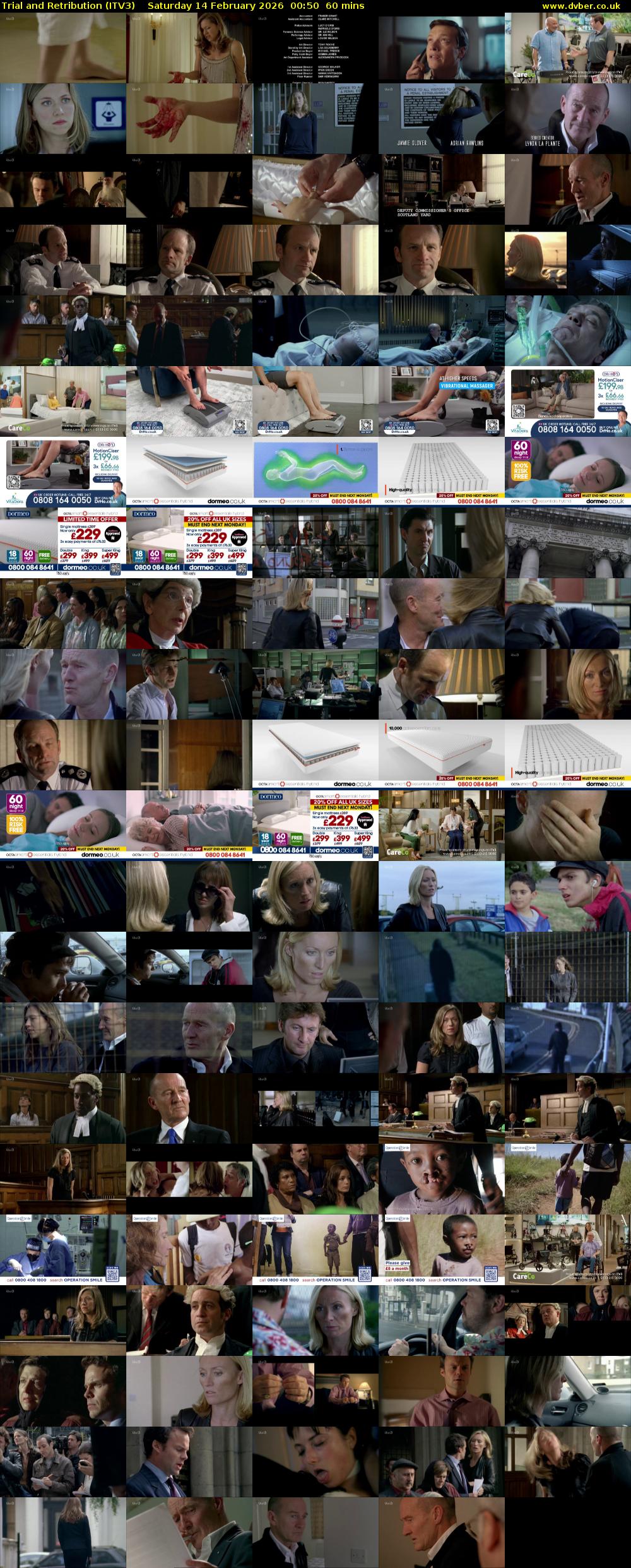 Trial and Retribution (ITV3) Saturday 14 February 2026 00:50 - 01:50