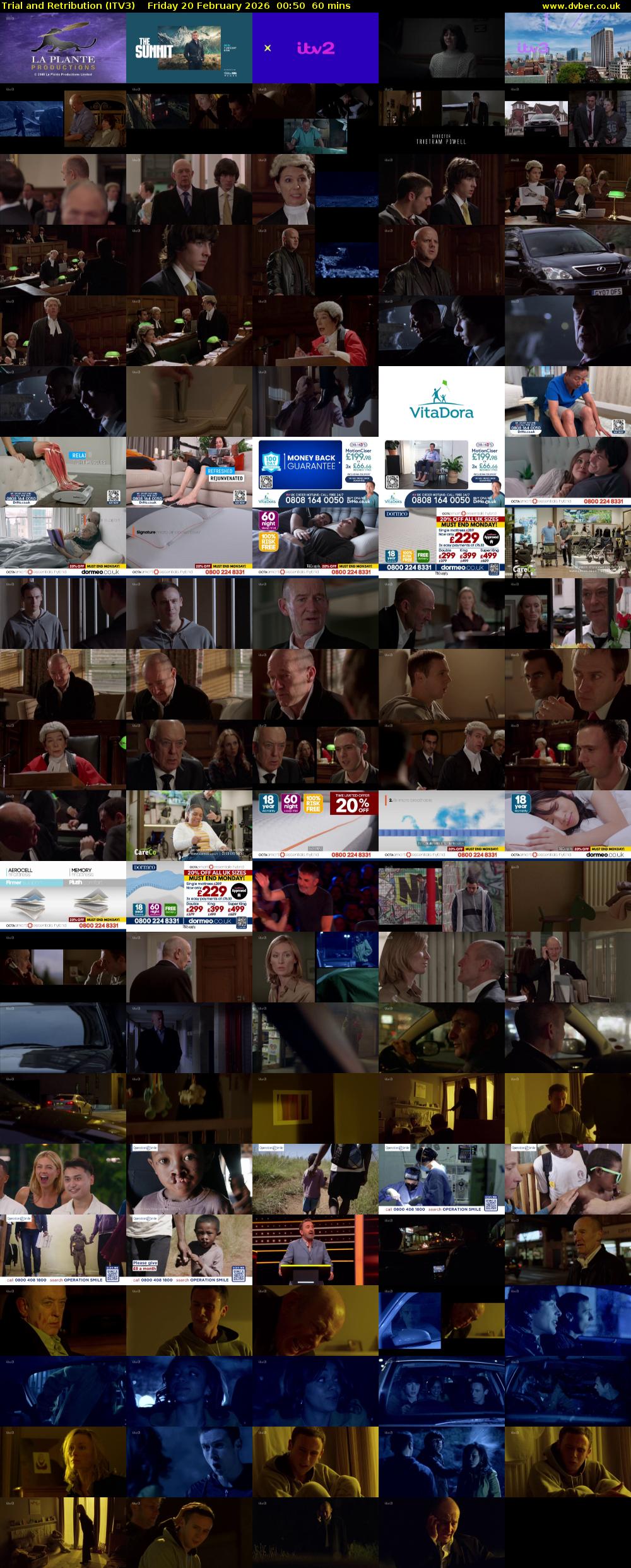 Trial and Retribution (ITV3) Friday 20 February 2026 00:50 - 01:50