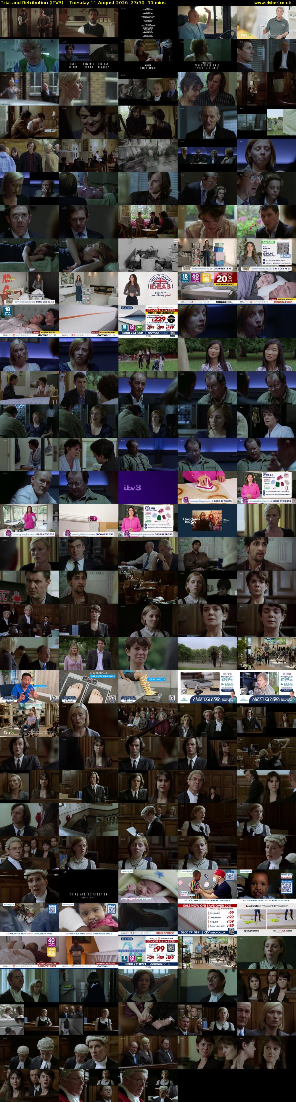 Trial and Retribution (ITV3) Tuesday 11 August 2026 23:50 - 01:20