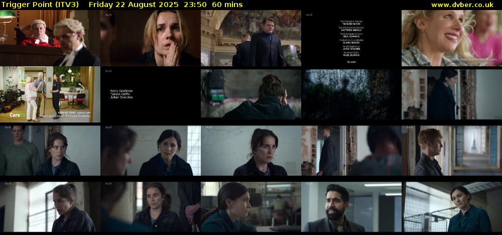 Trigger Point (ITV3) Friday 22 August 2025 23:50 - 00:50