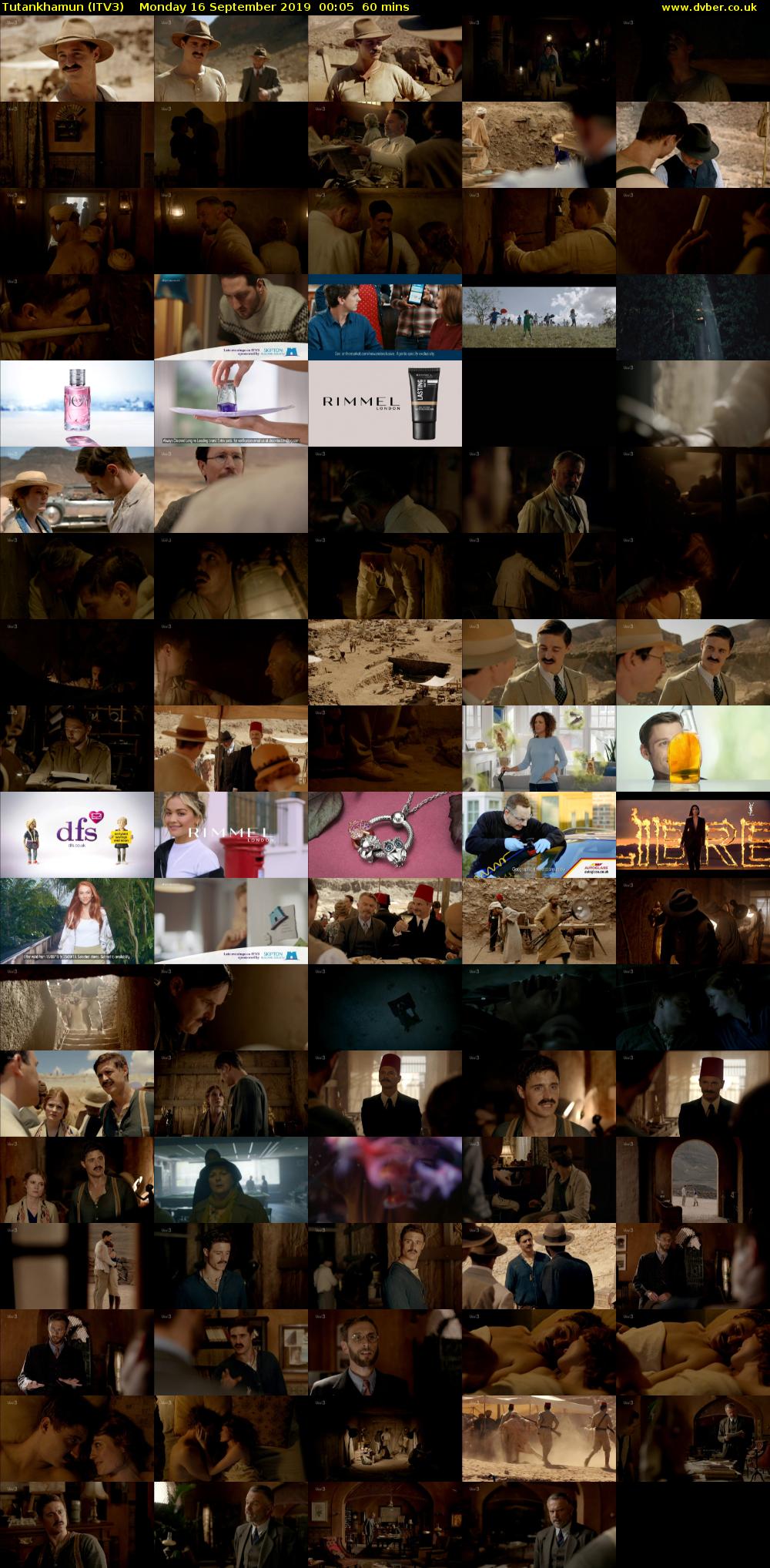 Tutankhamun (ITV3) Monday 16 September 2019 00:05 - 01:05