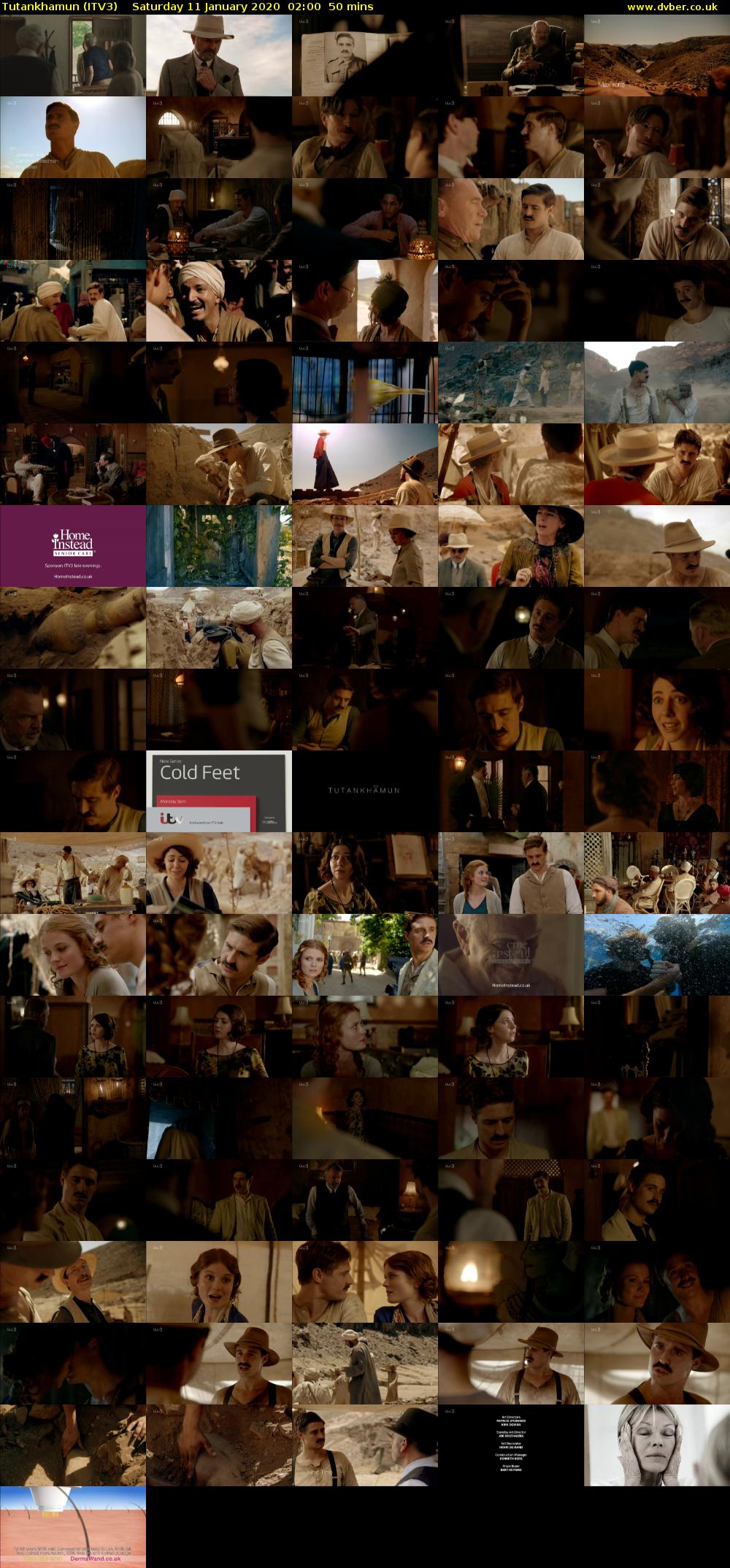 Tutankhamun (ITV3) Saturday 11 January 2020 02:00 - 02:50