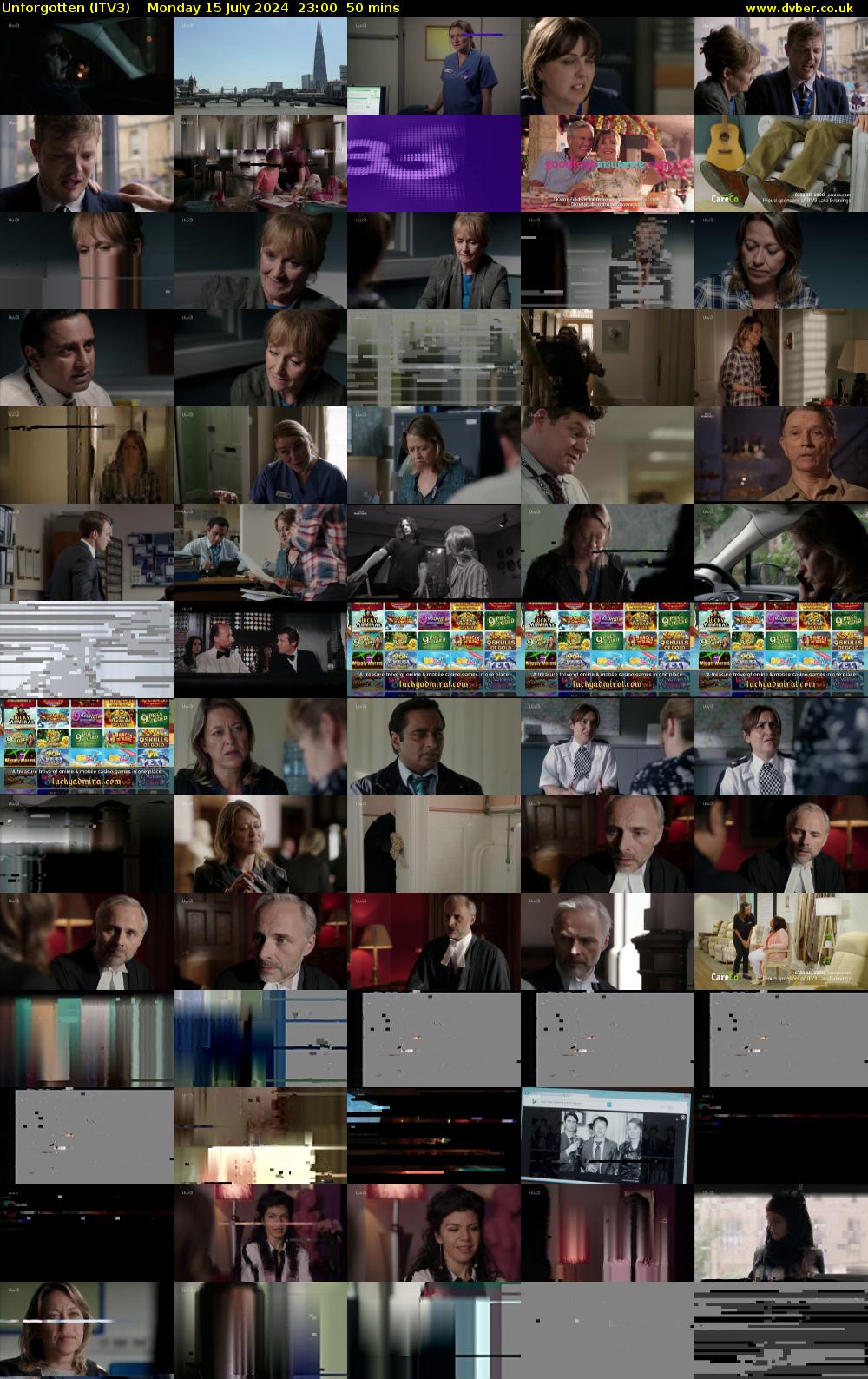 Unforgotten (ITV3) Monday 15 July 2024 23:00 - 23:50