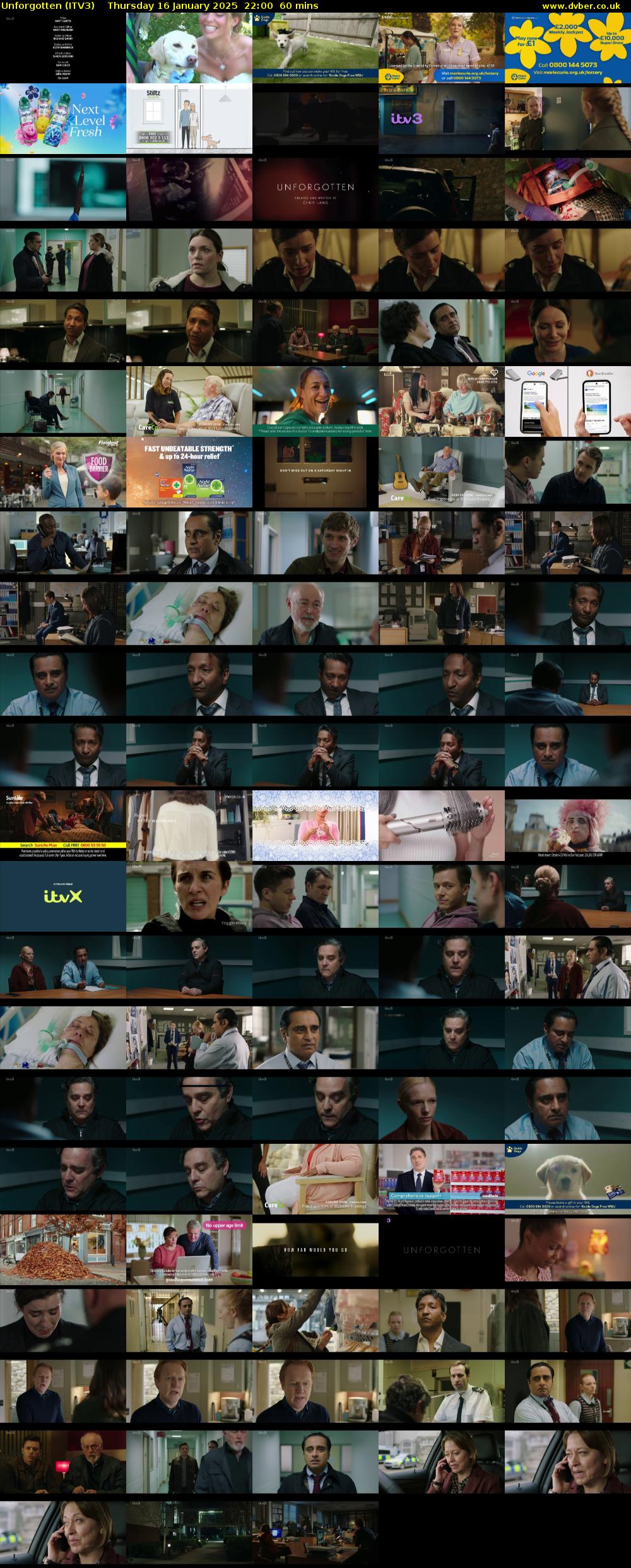 Unforgotten (ITV3) Thursday 16 January 2025 22:00 - 23:00