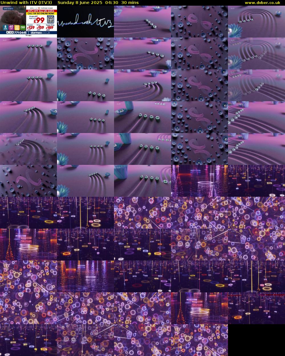 Unwind With ITV (ITV3) Sunday 8 June 2025 04:30 - 05:00