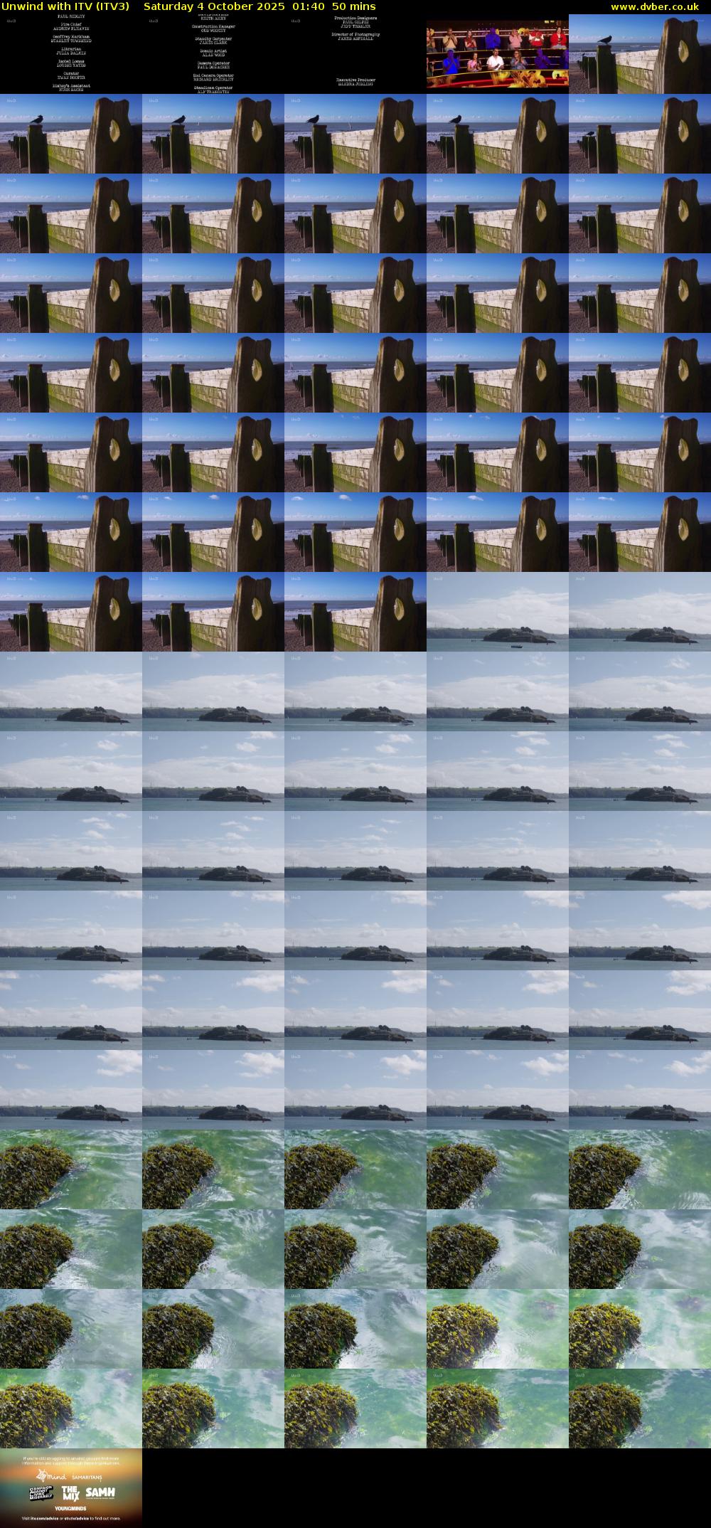 Unwind With ITV (ITV3) Saturday 4 October 2025 01:40 - 02:30