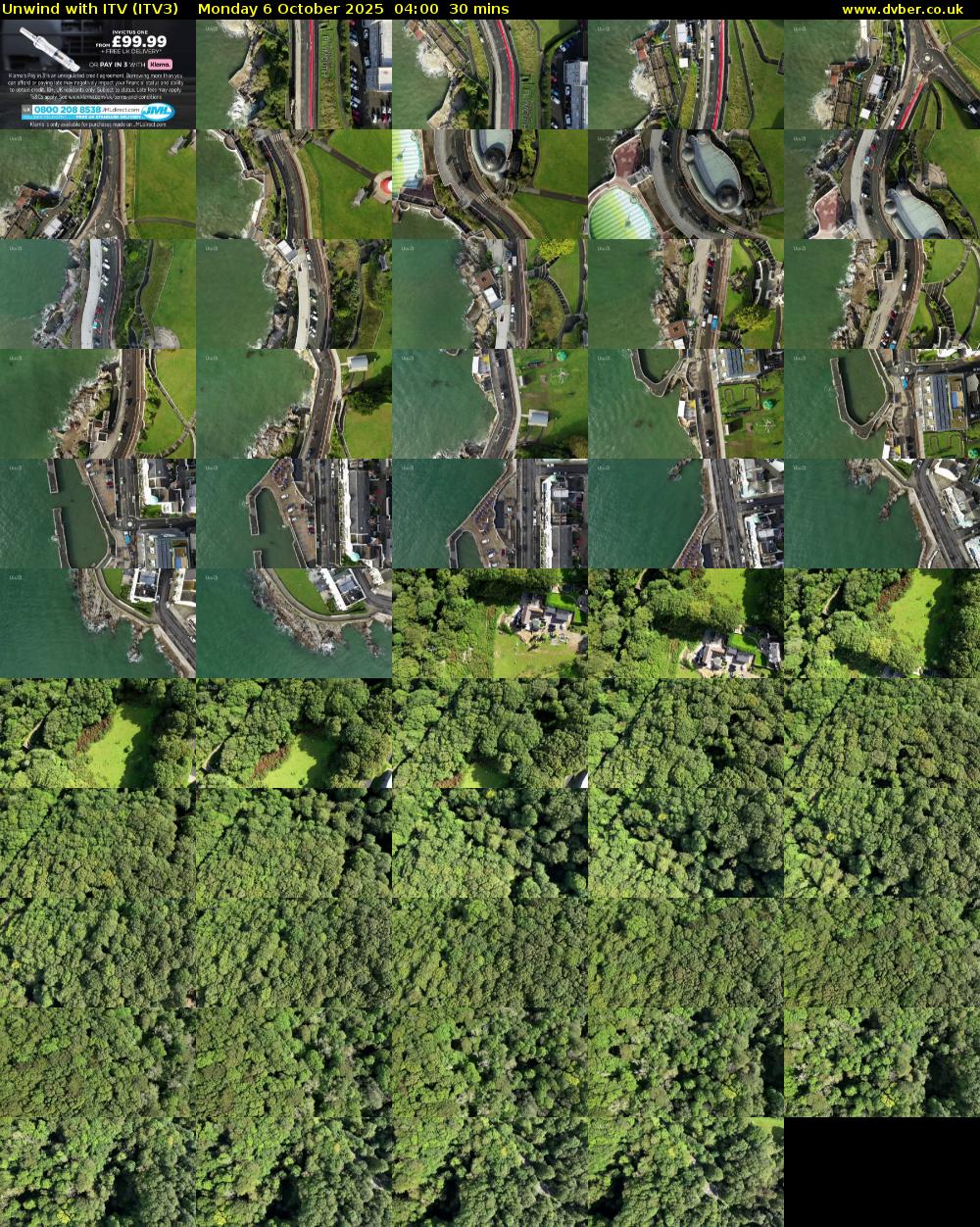 Unwind With ITV (ITV3) Monday 6 October 2025 04:00 - 04:30