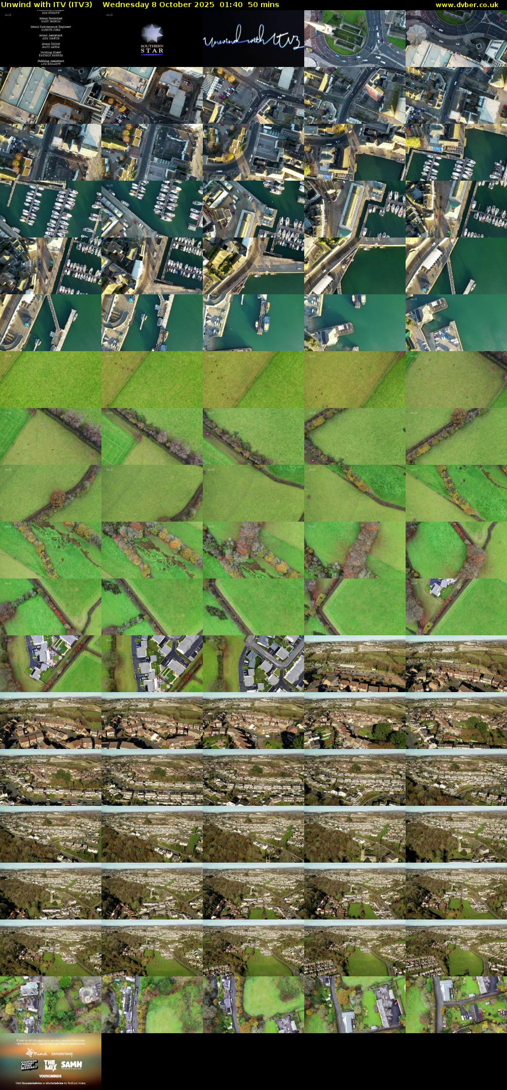 Unwind With ITV (ITV3) Wednesday 8 October 2025 01:40 - 02:30