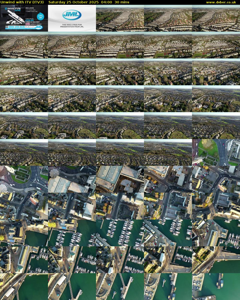 Unwind With ITV (ITV3) Saturday 25 October 2025 04:00 - 04:30