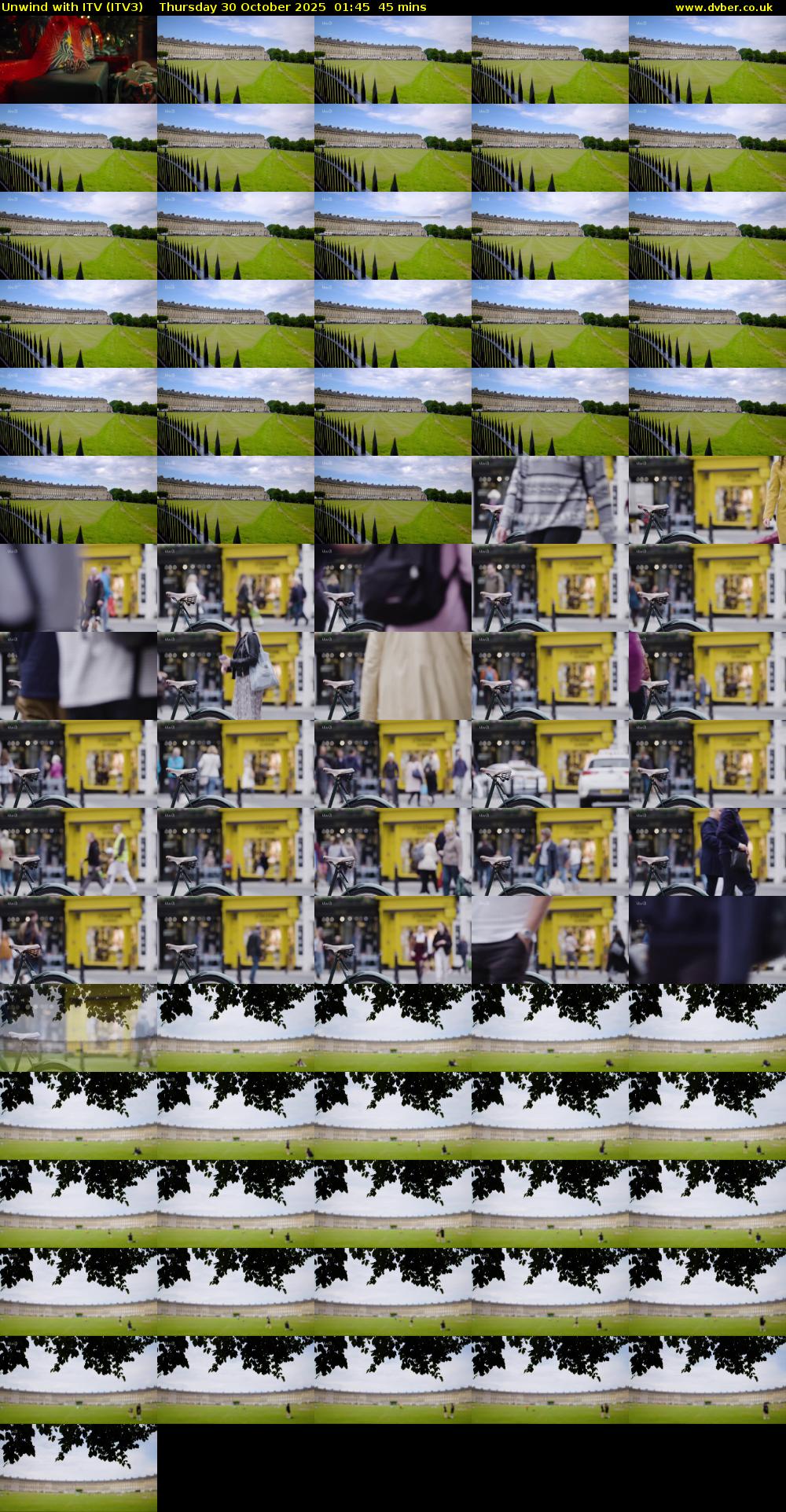 Unwind With ITV (ITV3) Thursday 30 October 2025 01:45 - 02:30