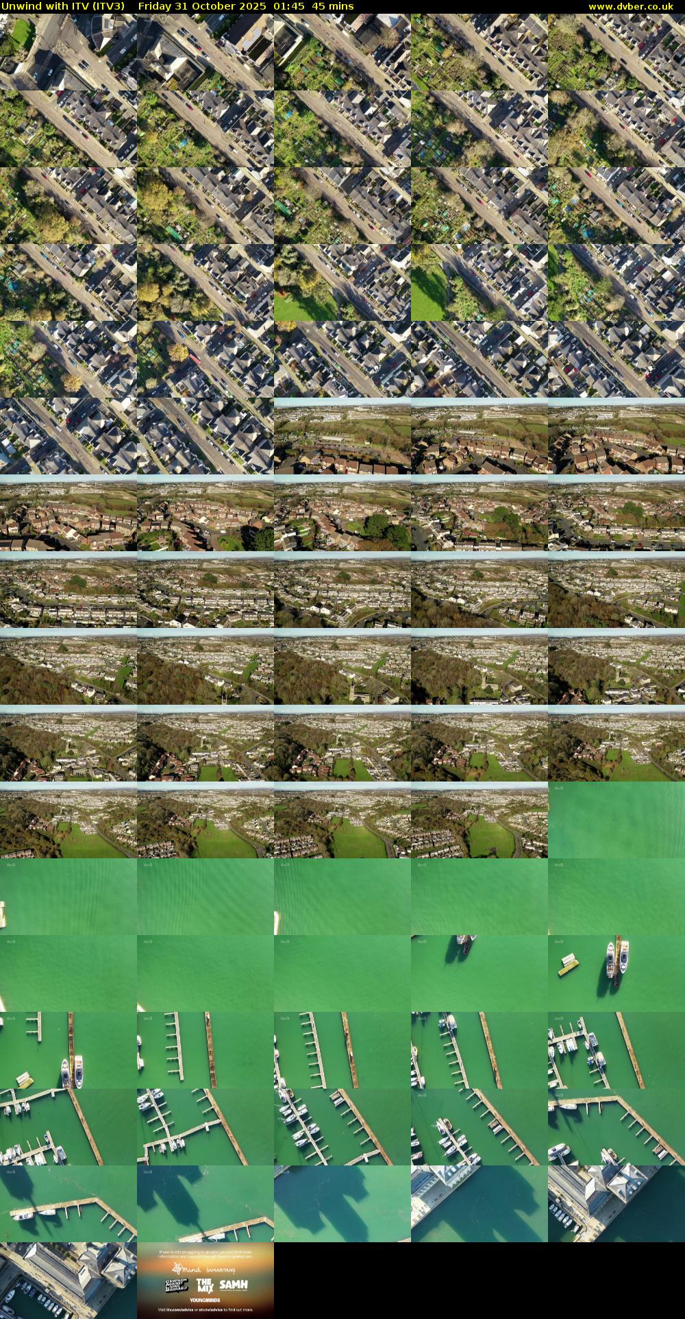 Unwind With ITV (ITV3) Friday 31 October 2025 01:45 - 02:30