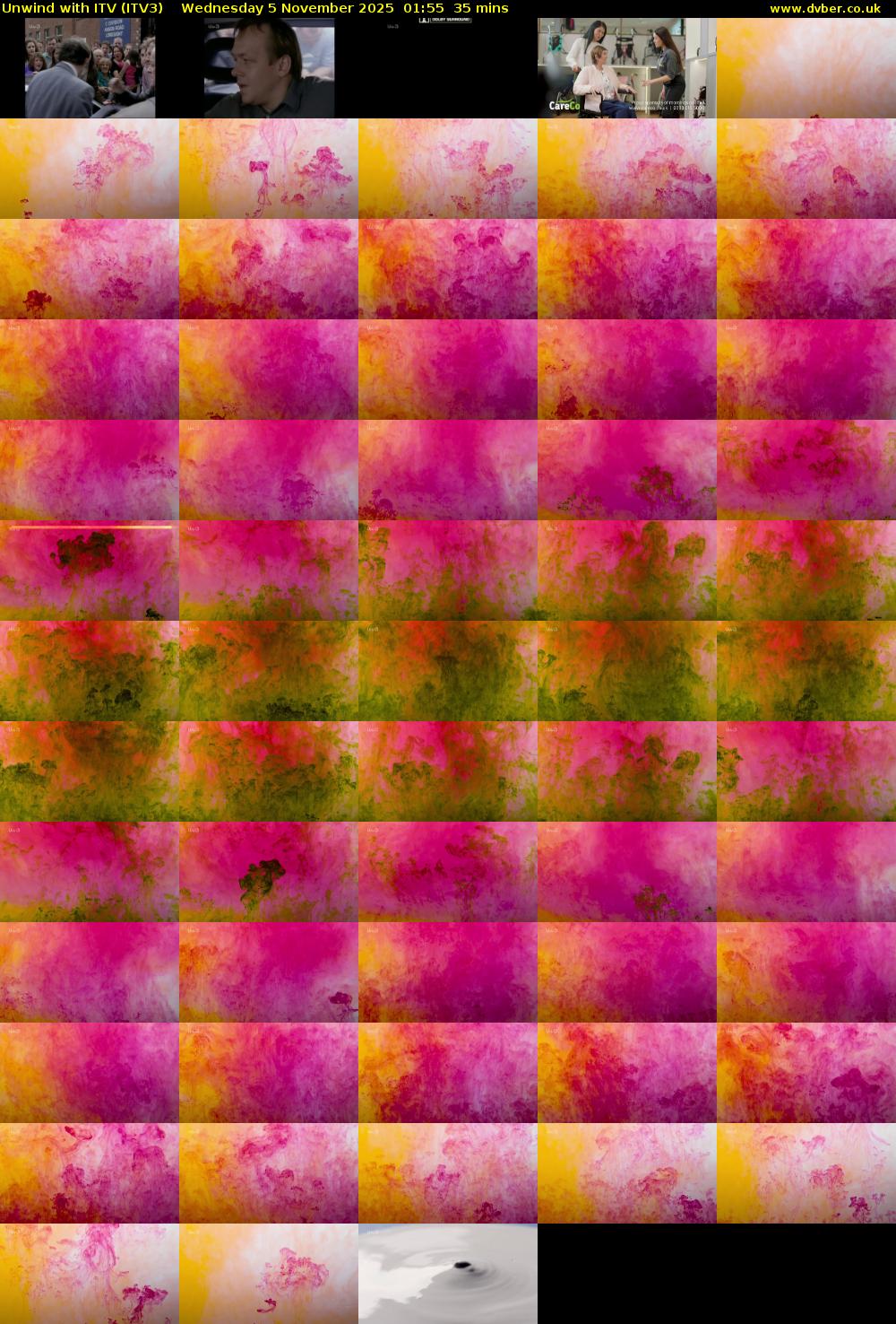 Unwind With ITV (ITV3) Wednesday 5 November 2025 01:55 - 02:30
