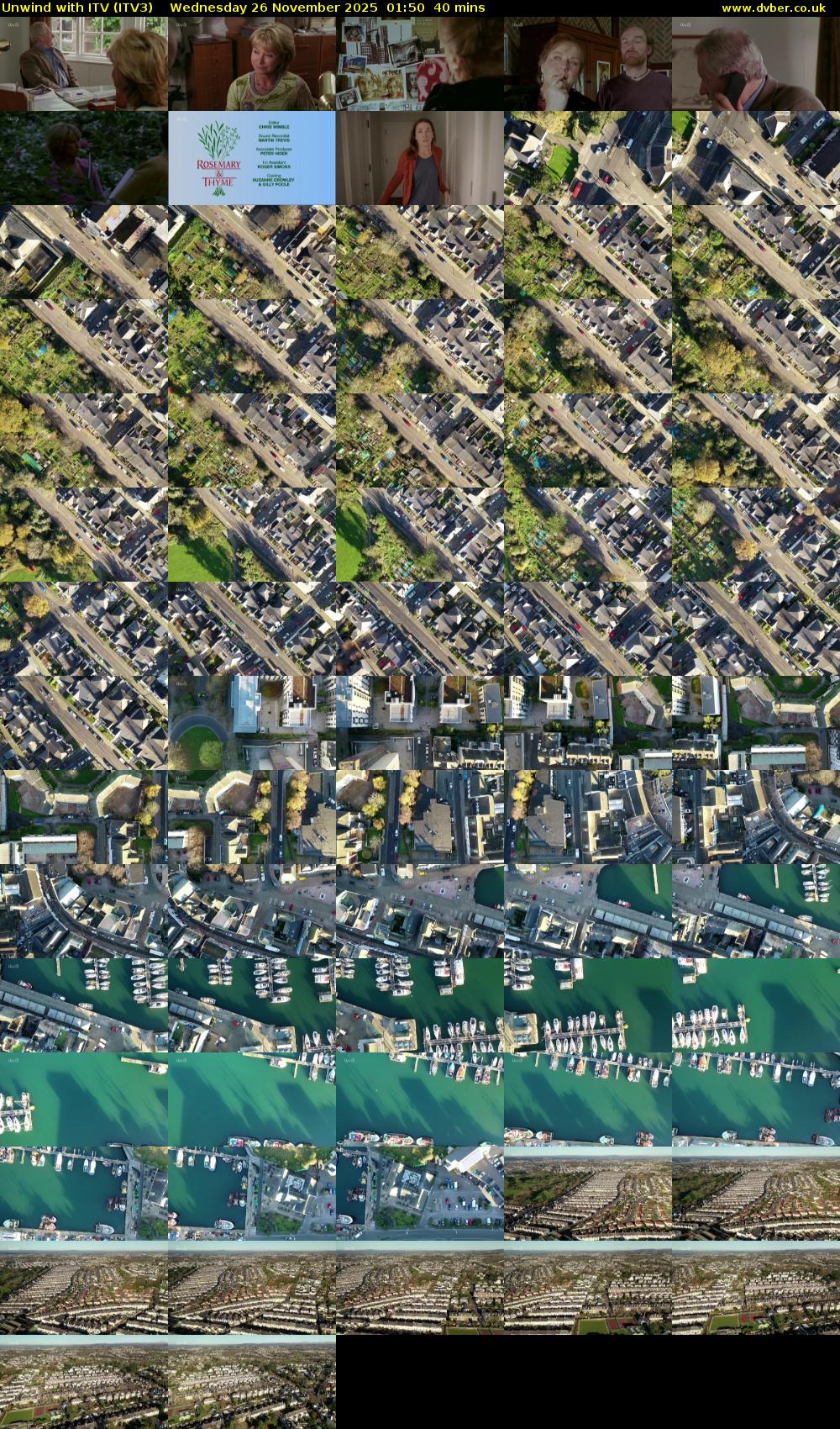 Unwind With ITV (ITV3) Wednesday 26 November 2025 01:50 - 02:30