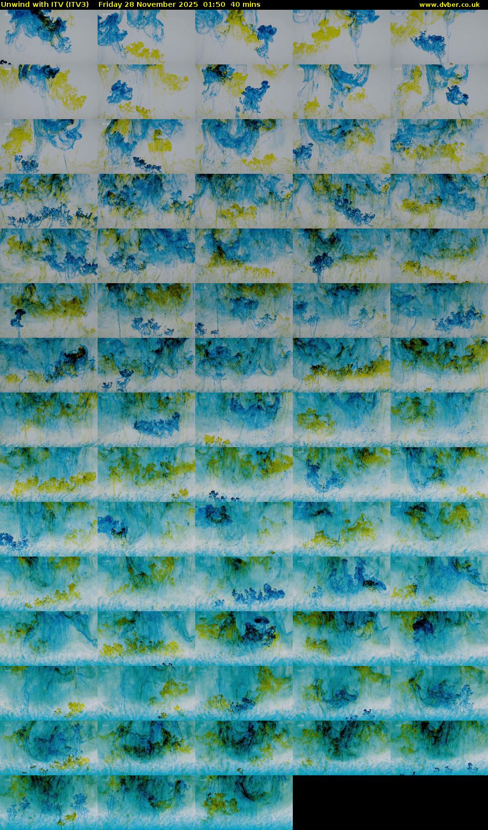 Unwind With ITV (ITV3) Friday 28 November 2025 01:50 - 02:30