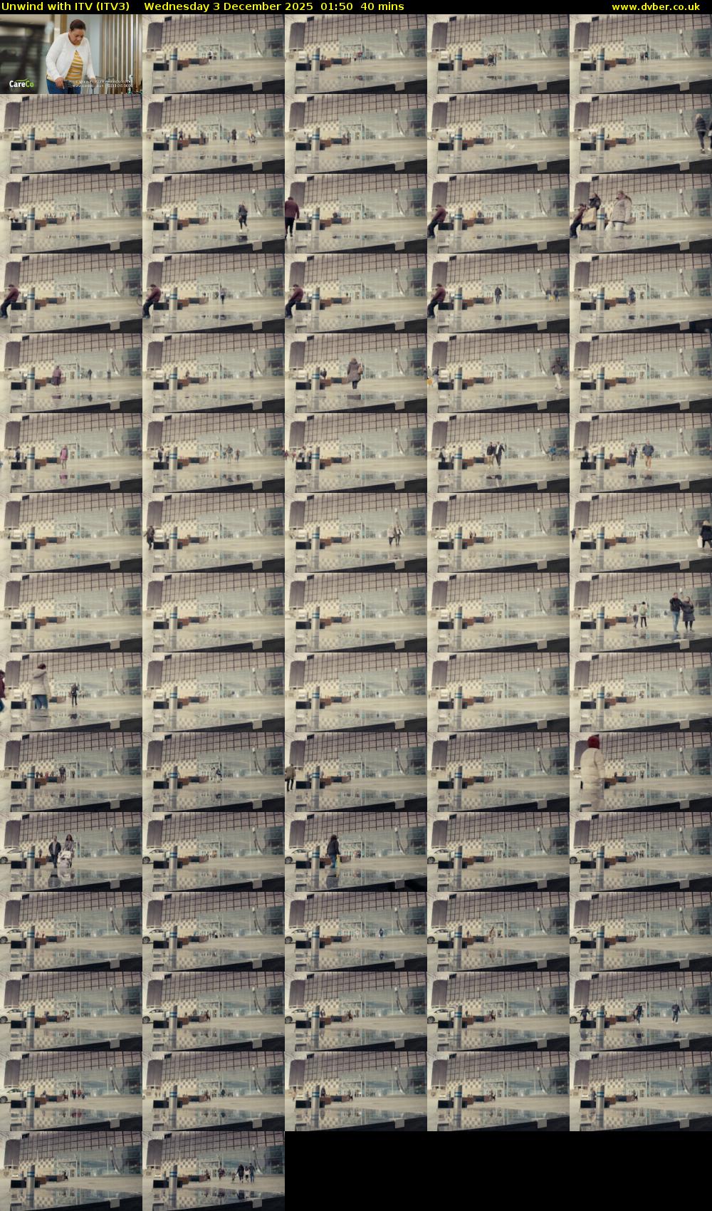 Unwind With ITV (ITV3) Wednesday 3 December 2025 01:50 - 02:30