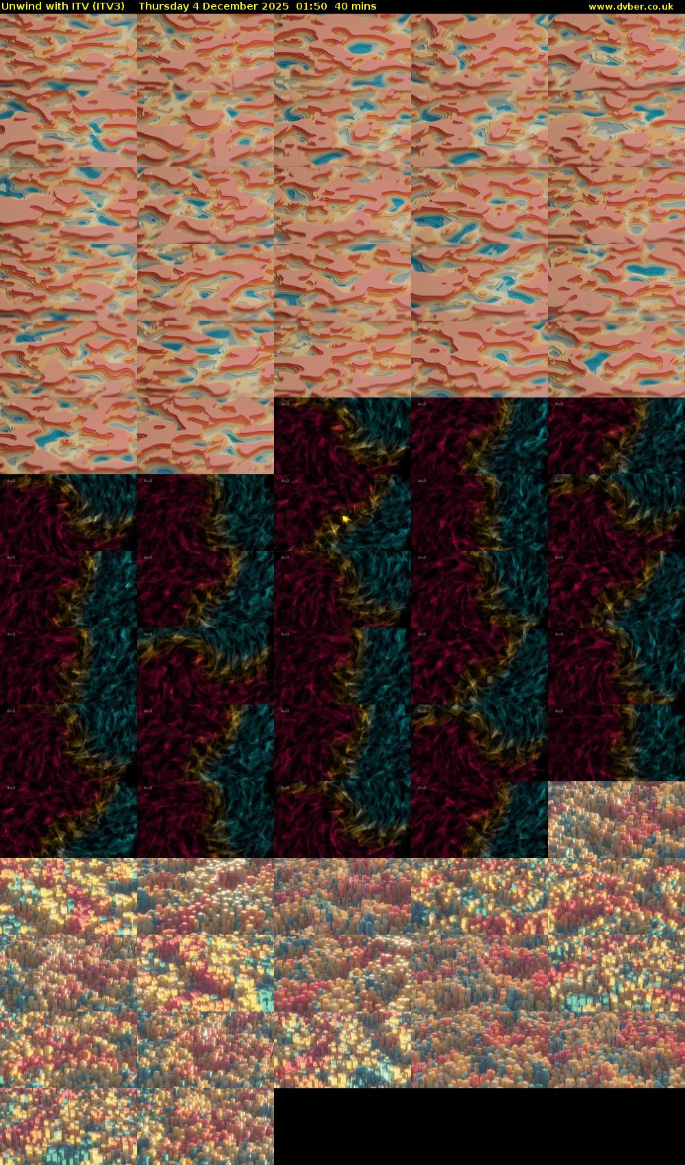 Unwind With ITV (ITV3) Thursday 4 December 2025 01:50 - 02:30