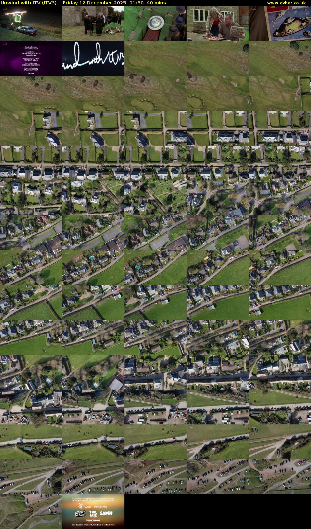 Unwind With ITV (ITV3) Friday 12 December 2025 01:50 - 02:30