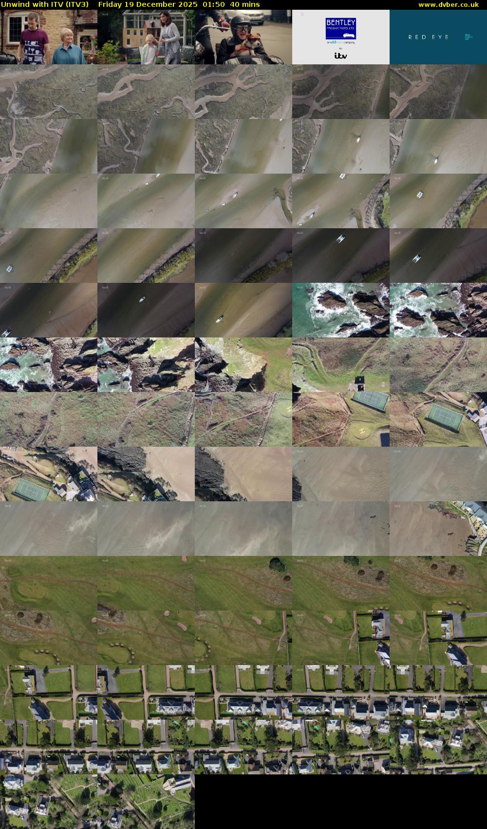 Unwind With ITV (ITV3) Friday 19 December 2025 01:50 - 02:30