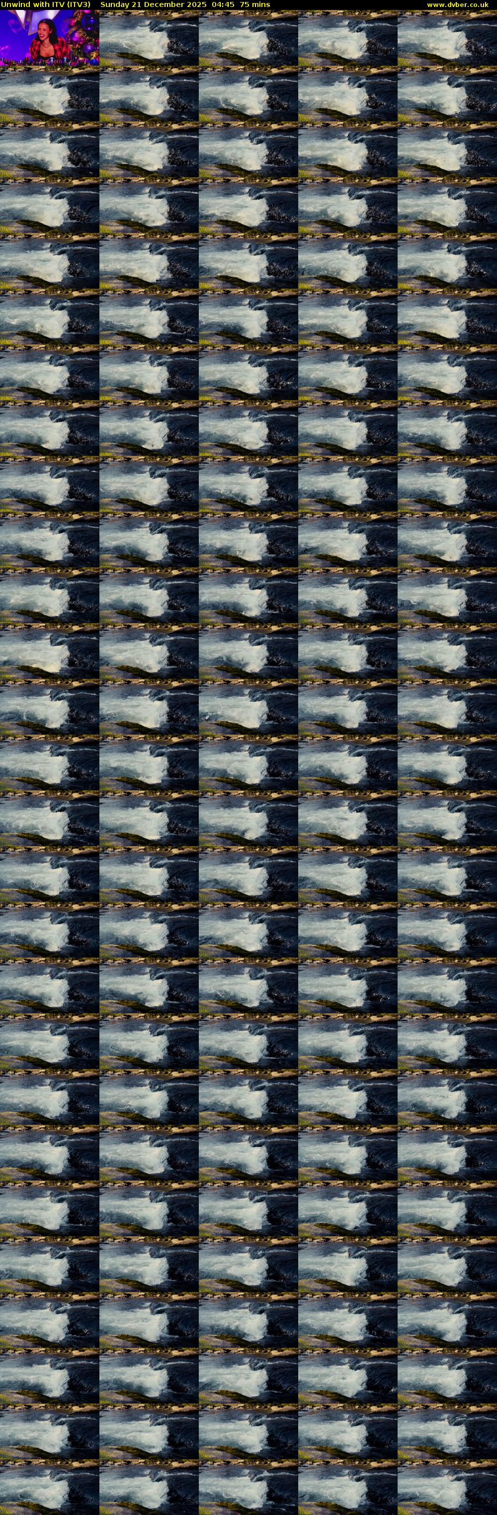 Unwind With ITV (ITV3) Sunday 21 December 2025 04:45 - 06:00