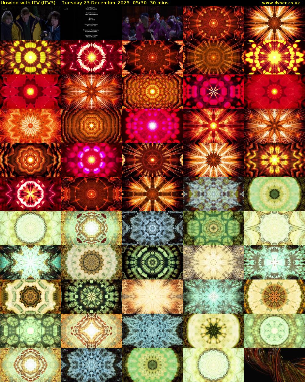 Unwind With ITV (ITV3) Tuesday 23 December 2025 05:30 - 06:00