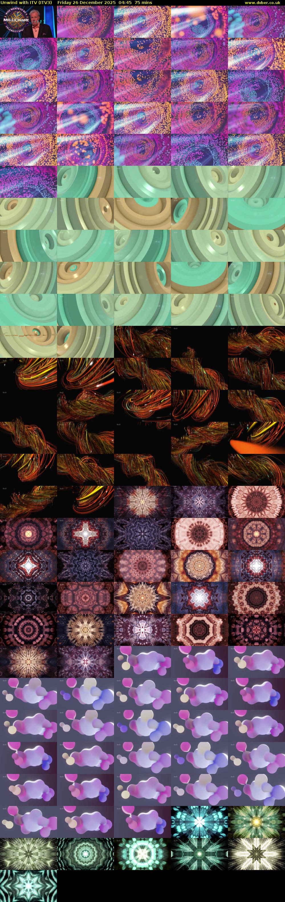 Unwind With ITV (ITV3) Friday 26 December 2025 04:45 - 06:00