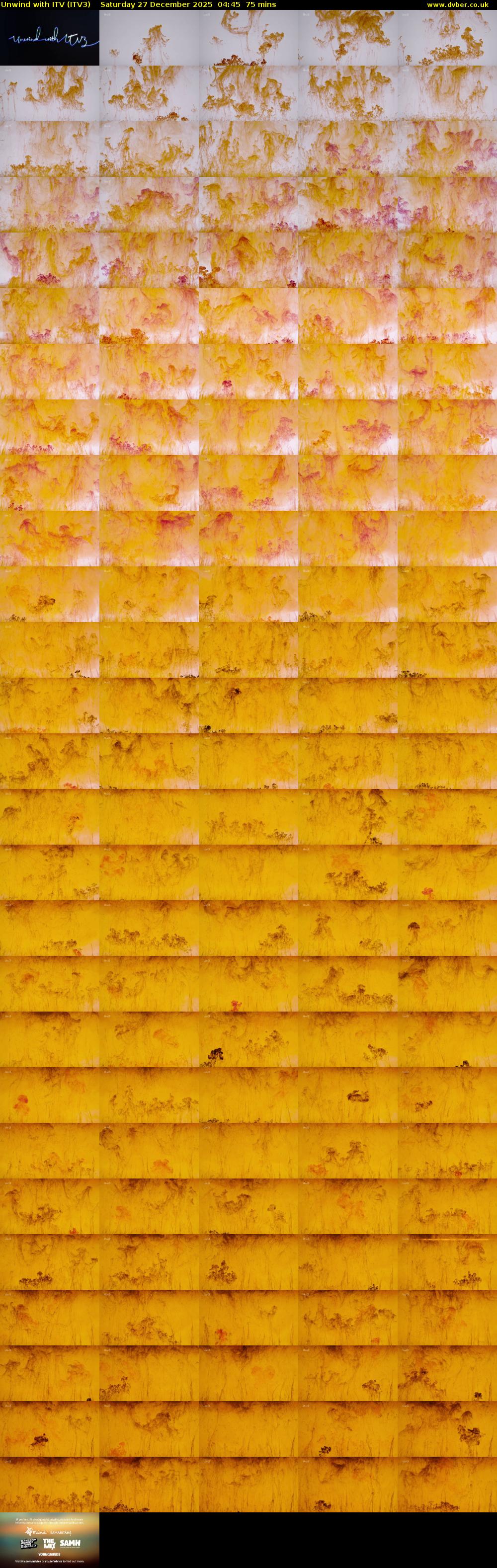 Unwind With ITV (ITV3) Saturday 27 December 2025 04:45 - 06:00
