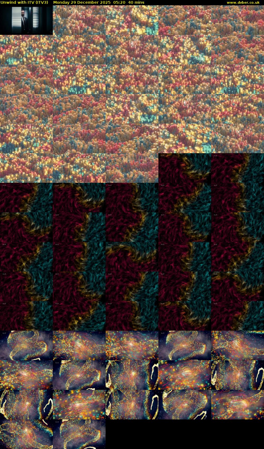 Unwind With ITV (ITV3) Monday 29 December 2025 05:20 - 06:00