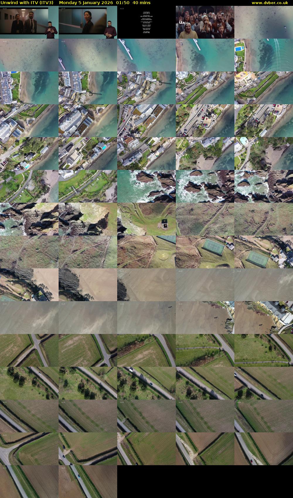 Unwind With ITV (ITV3) Monday 5 January 2026 01:50 - 02:30