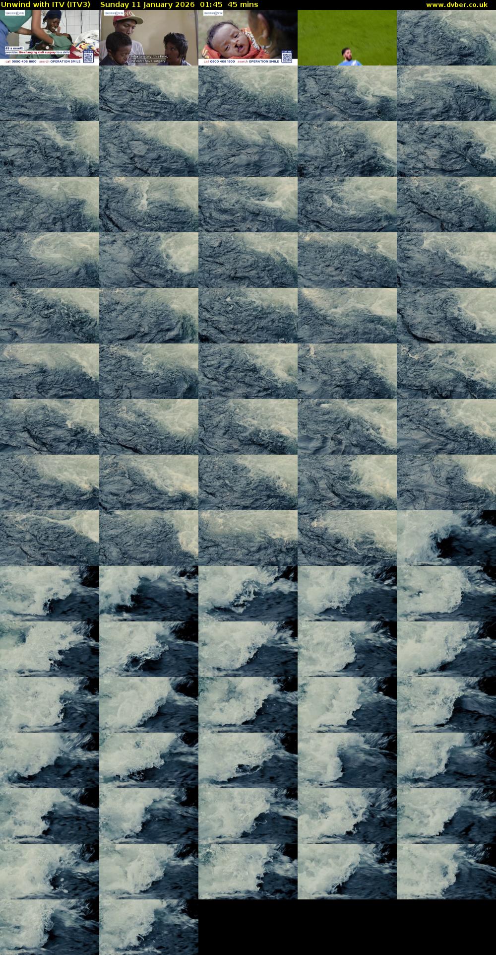 Unwind With ITV (ITV3) Sunday 11 January 2026 01:45 - 02:30