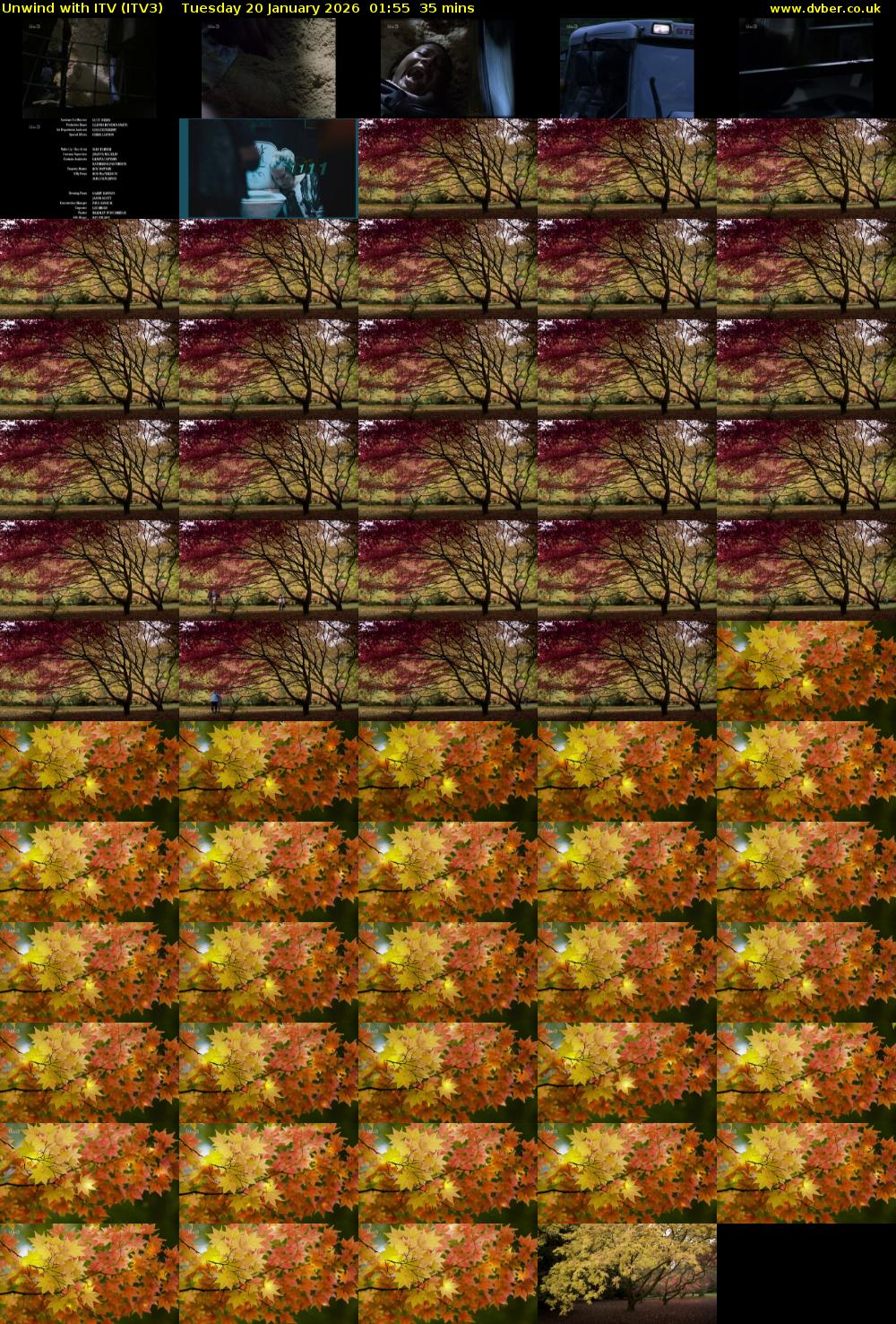 Unwind With ITV (ITV3) Tuesday 20 January 2026 01:55 - 02:30