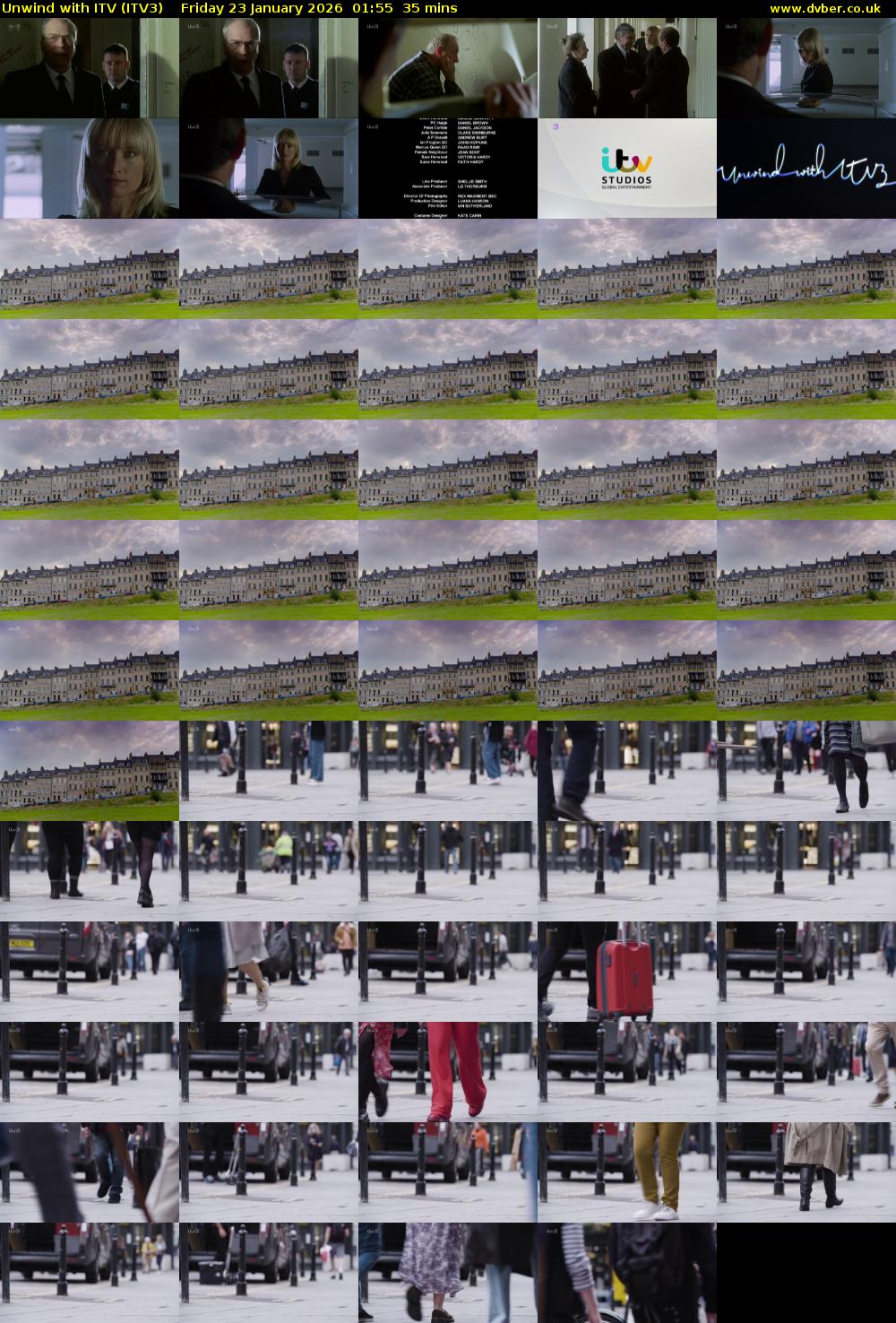 Unwind With ITV (ITV3) Friday 23 January 2026 01:55 - 02:30