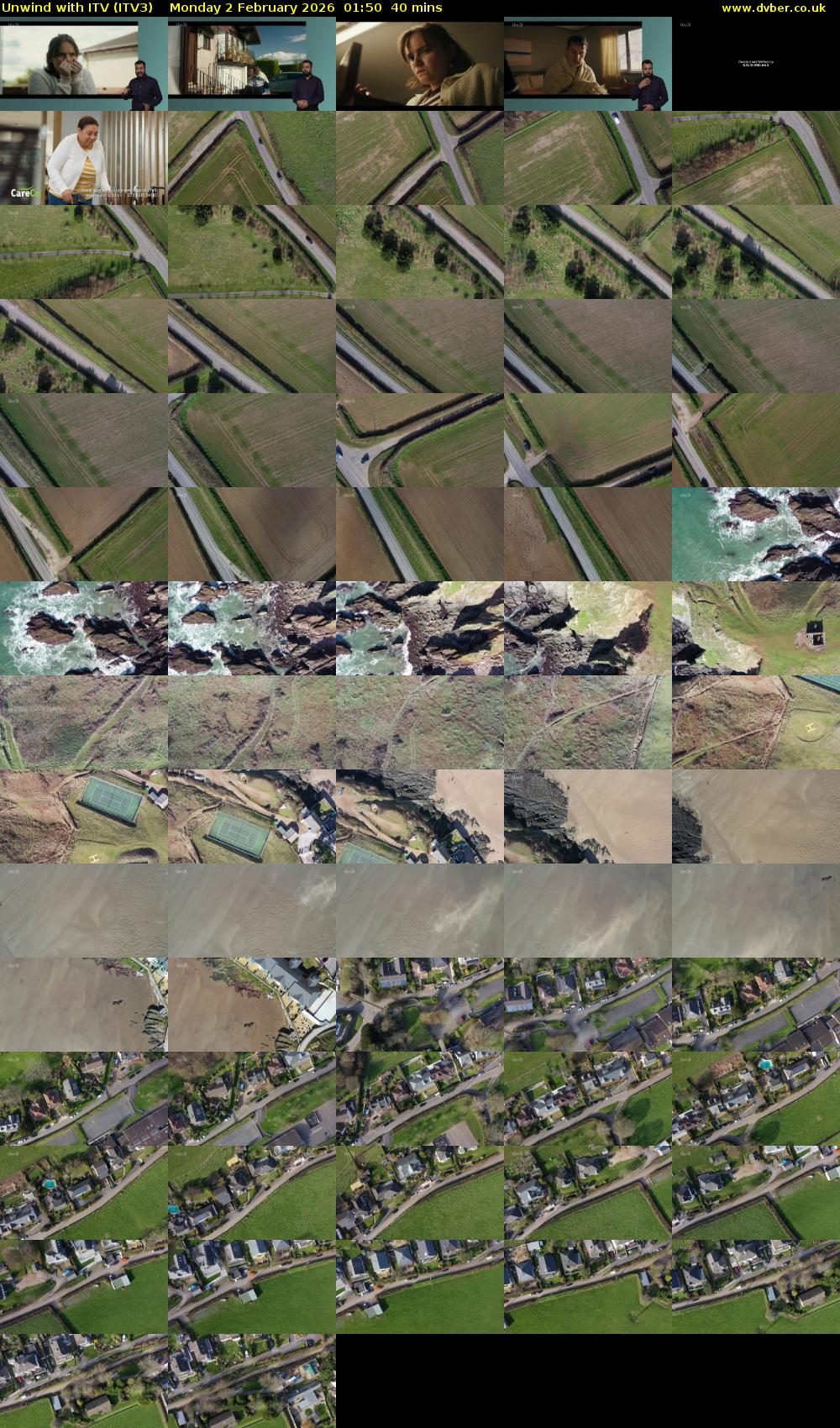 Unwind With ITV (ITV3) Monday 2 February 2026 01:50 - 02:30