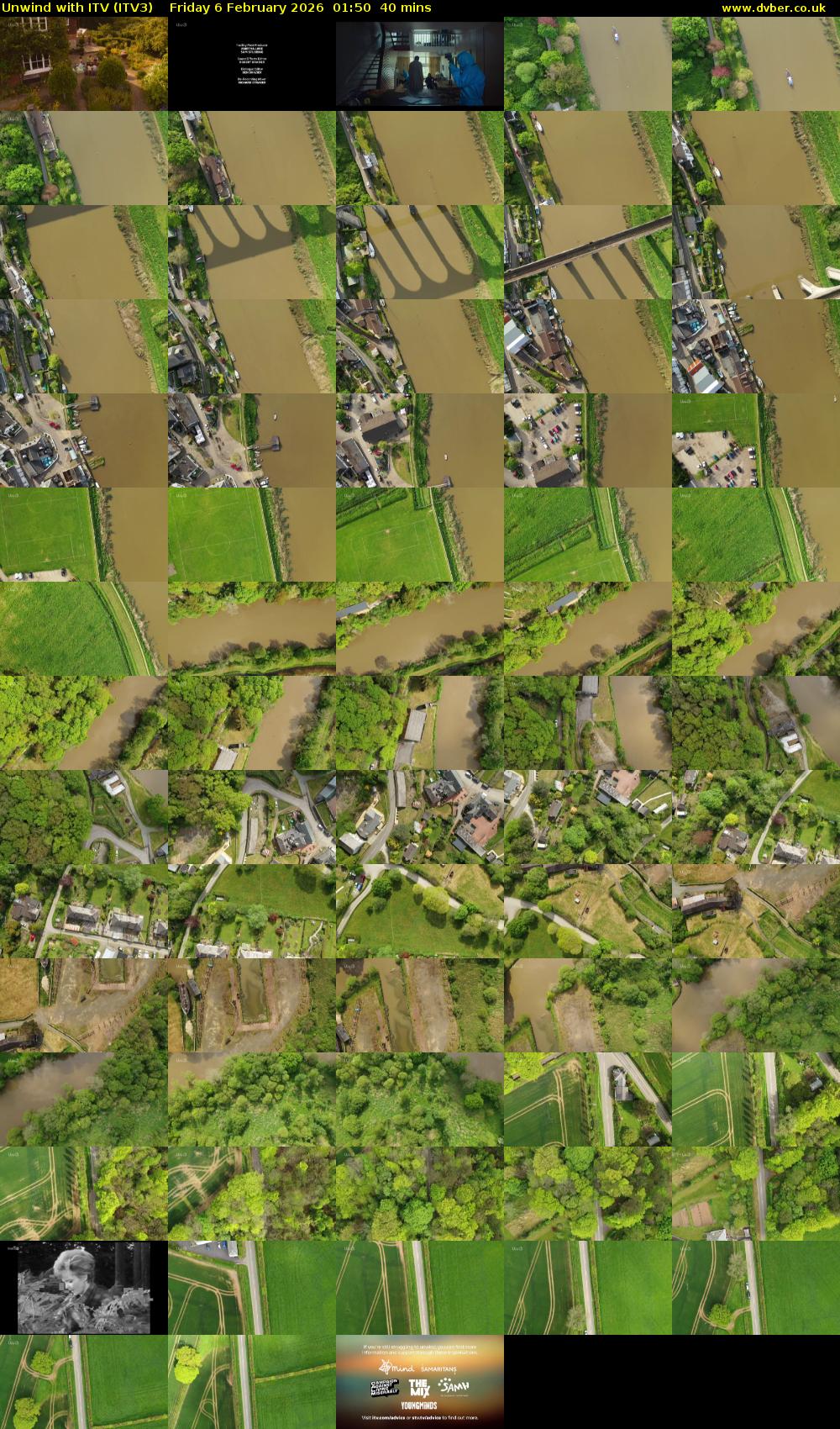 Unwind With ITV (ITV3) Friday 6 February 2026 01:50 - 02:30