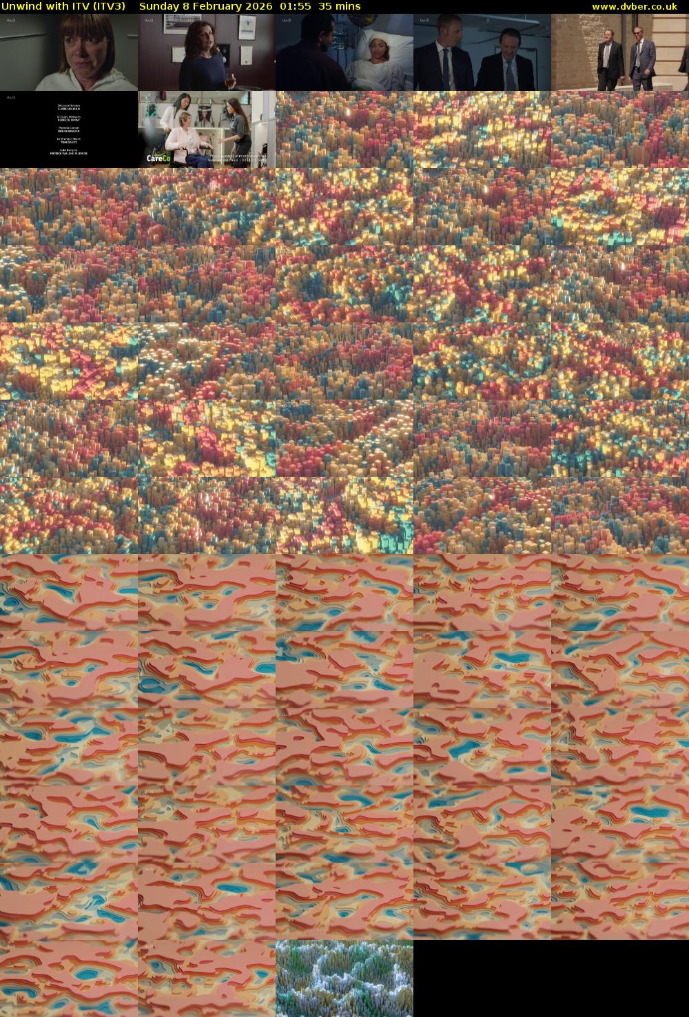 Unwind With ITV (ITV3) Sunday 8 February 2026 01:55 - 02:30