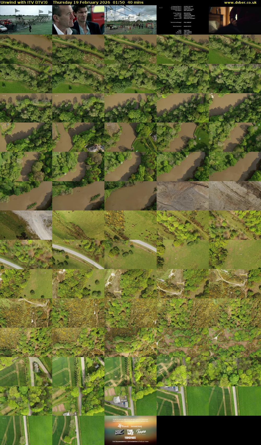 Unwind With ITV (ITV3) Thursday 19 February 2026 01:50 - 02:30