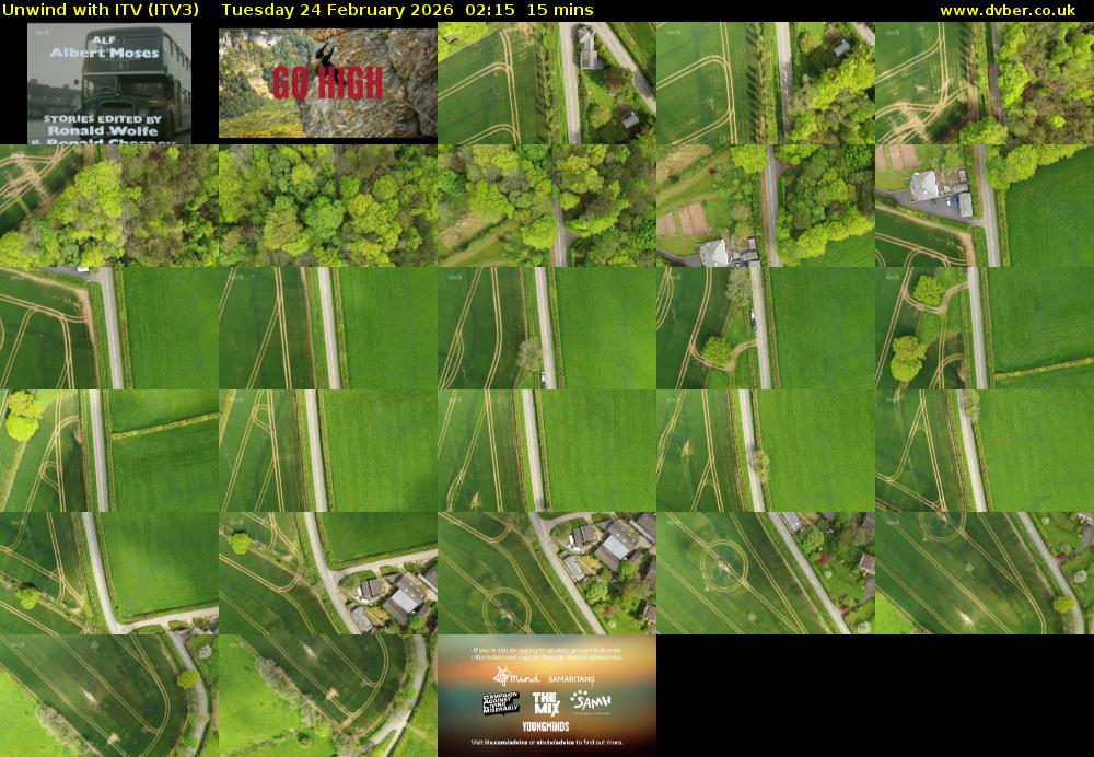 Unwind With ITV (ITV3) Tuesday 24 February 2026 02:15 - 02:30