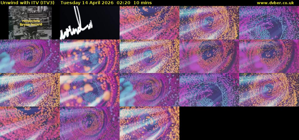 Unwind With ITV (ITV3) Tuesday 14 April 2026 02:20 - 02:30