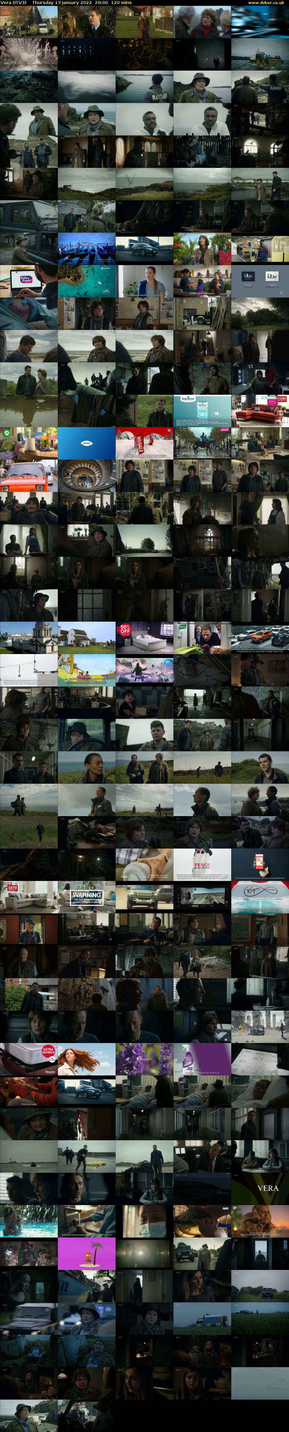 Vera (ITV3) Thursday 13 January 2022 20:00 - 22:00